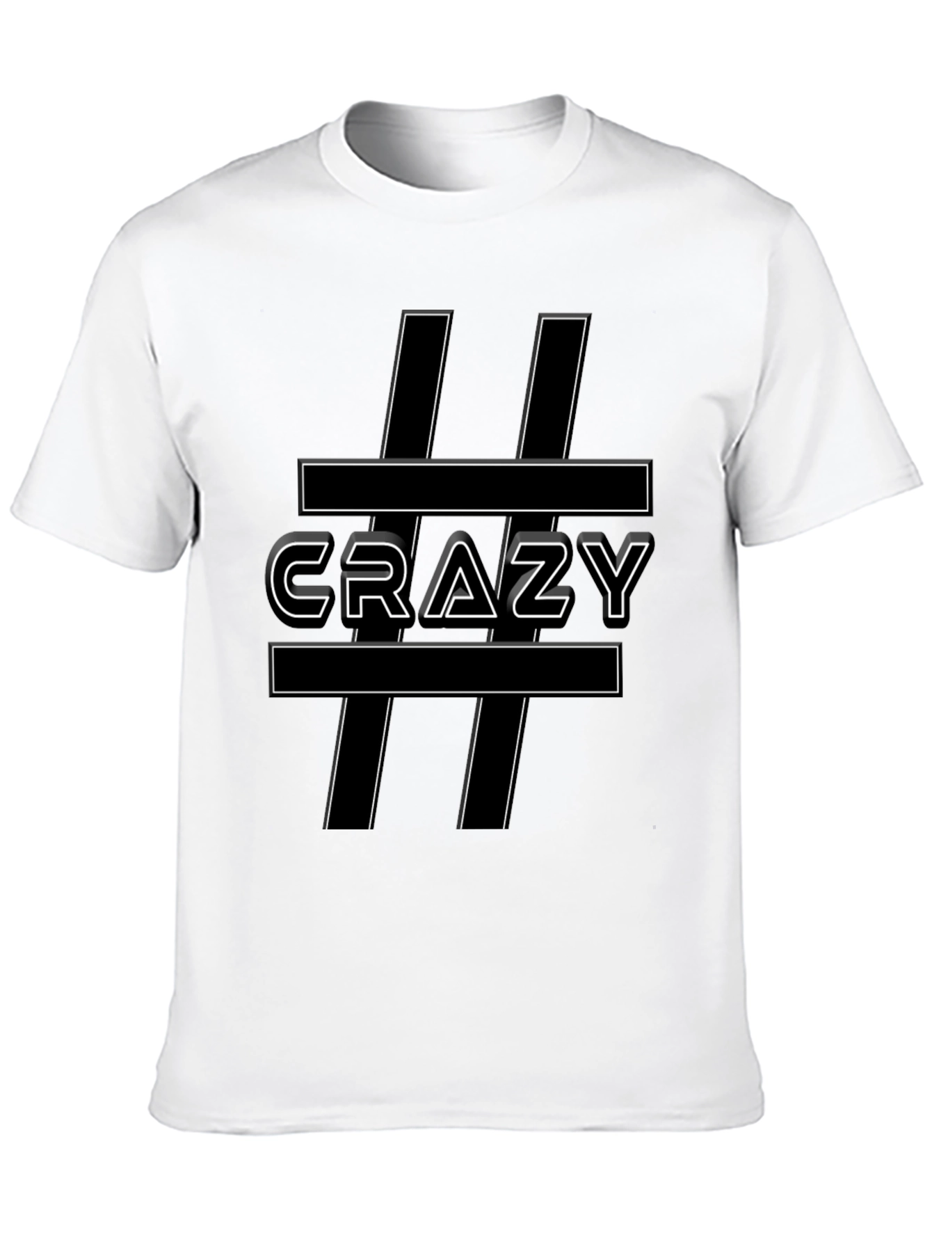 Black Crazy Graphic T-Shirt - Edgy Style view 10