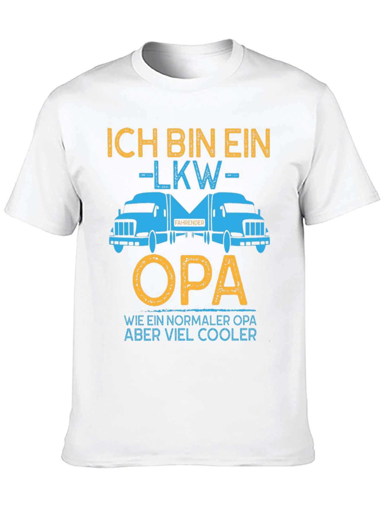 Trucker Opa T-Shirt - Cool Grandpa Gift - 10