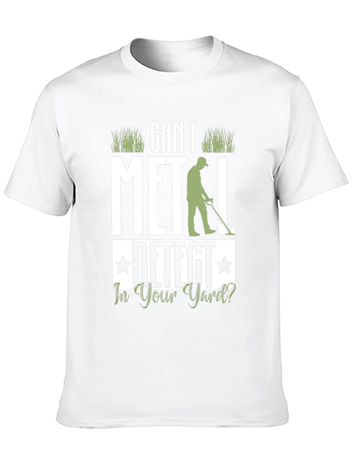 Black Metal Detecting T-Shirt - Can I Detect? view 10