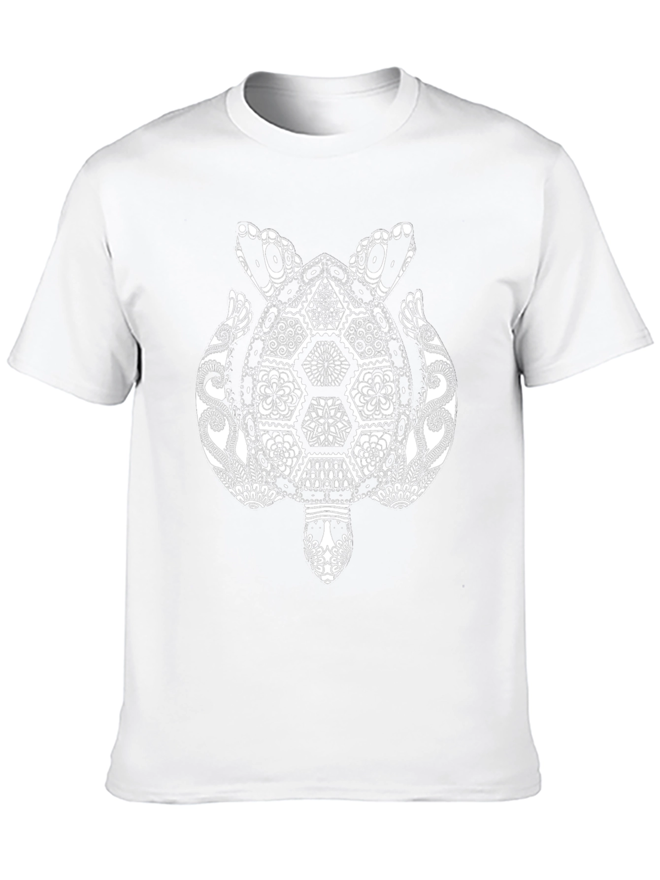 Black Turtle Mandala Graphic Tee view 10