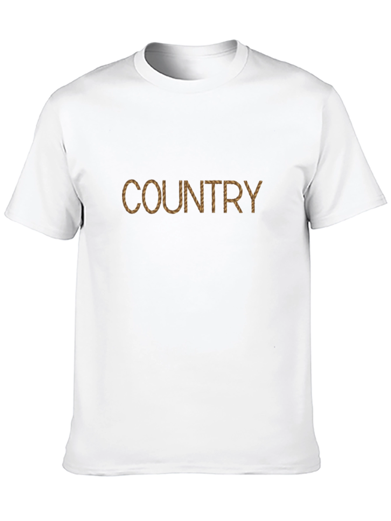 Black Country Rope Text Black T-Shirt view 10