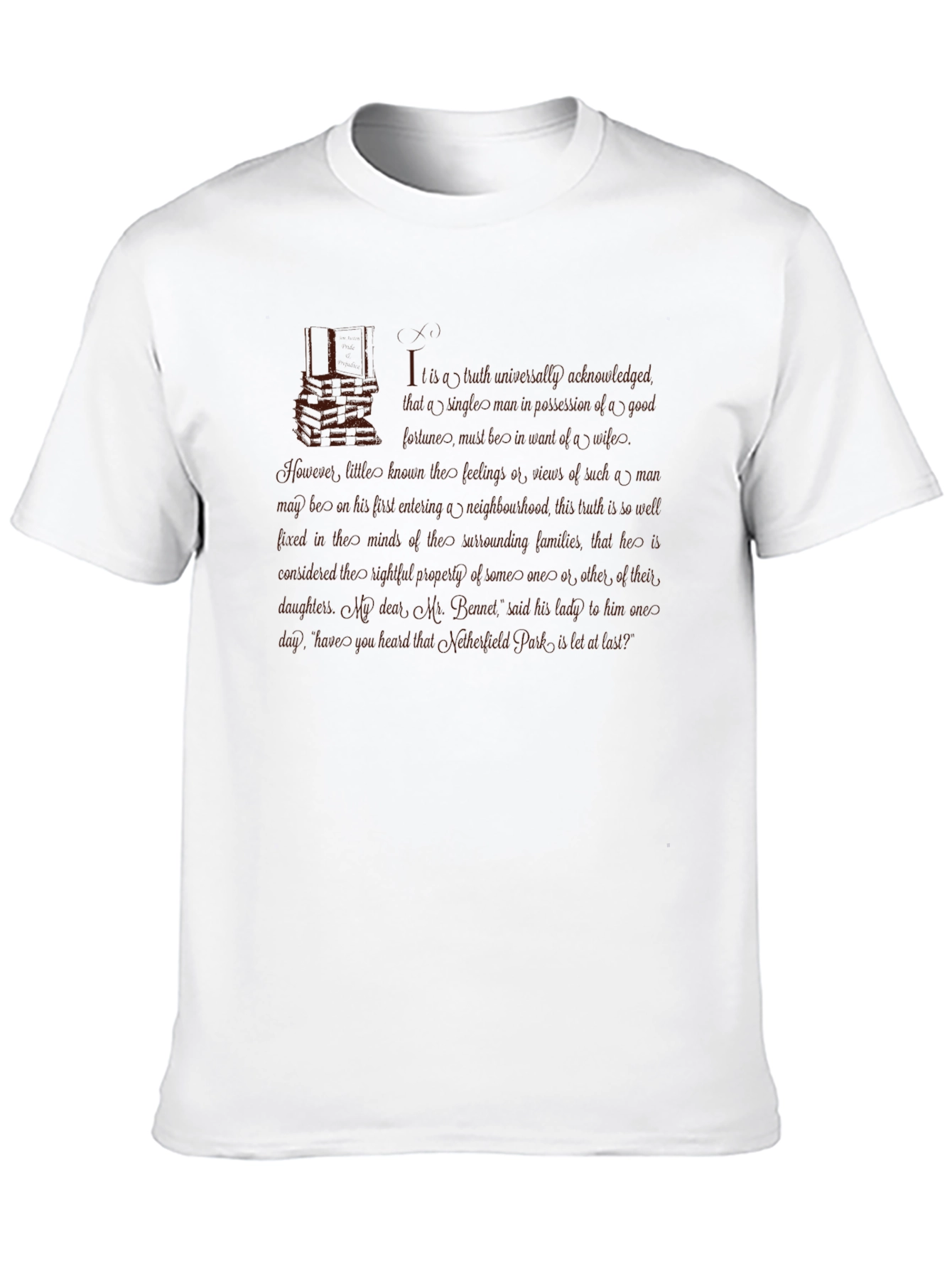 Black Literary Quote Graphic Tee - Soft Black Cotton view 10