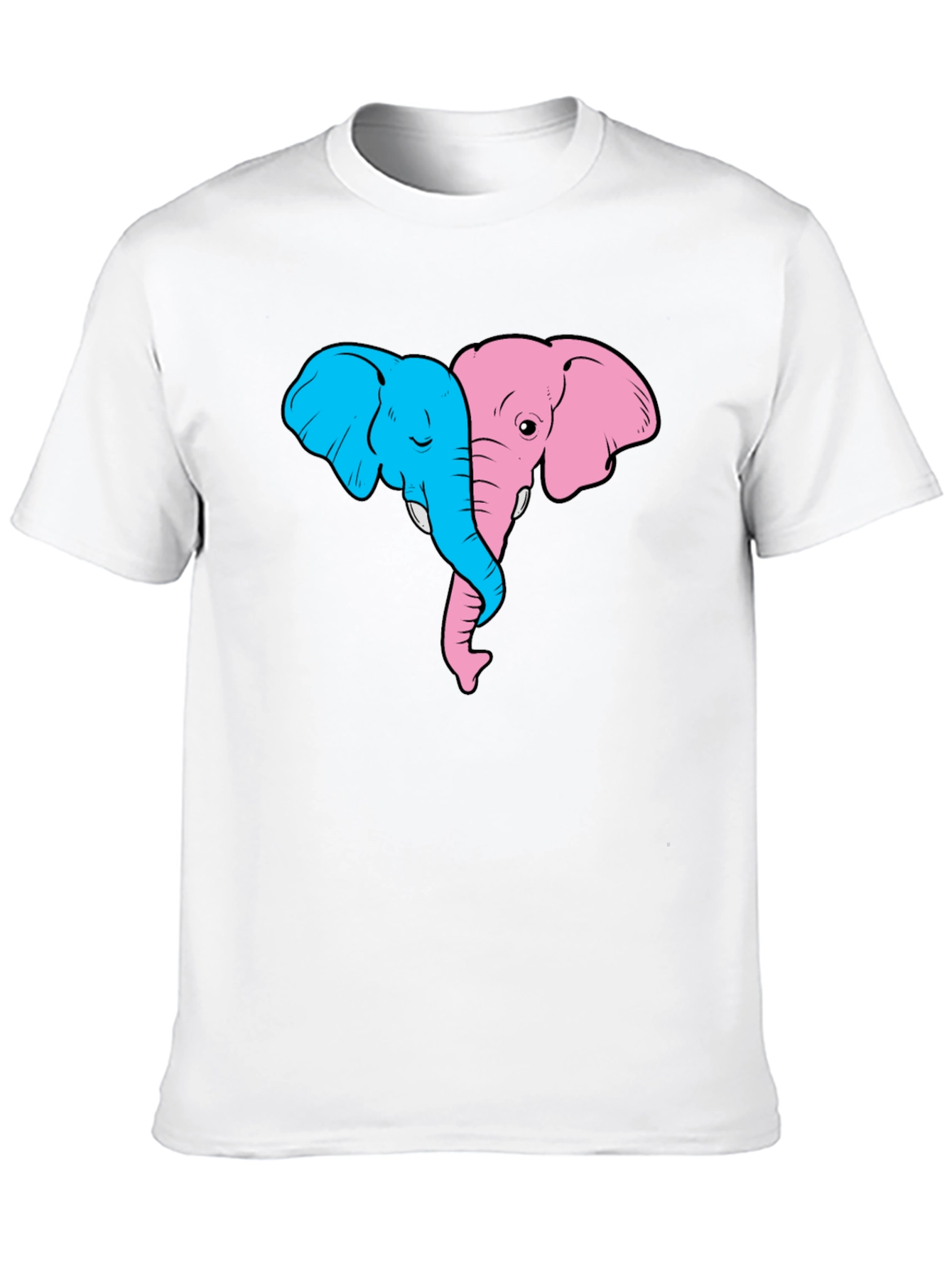 Black Elephant Love Graphic Tee view 10