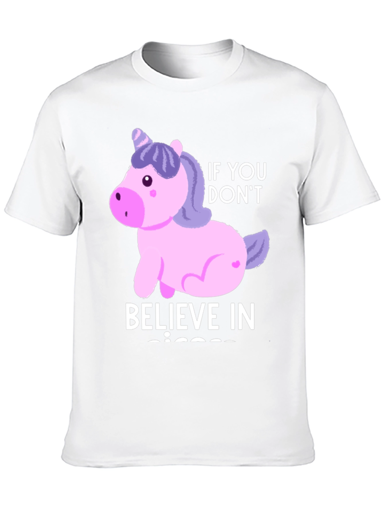 Black Unicorn Believer Graphic Tee view 10