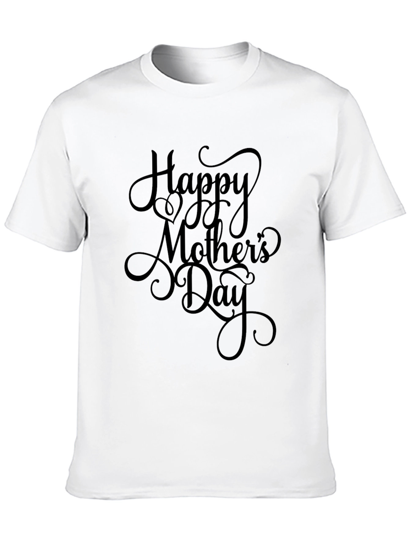 Black Happy Mother's Day Black T-Shirt view 10