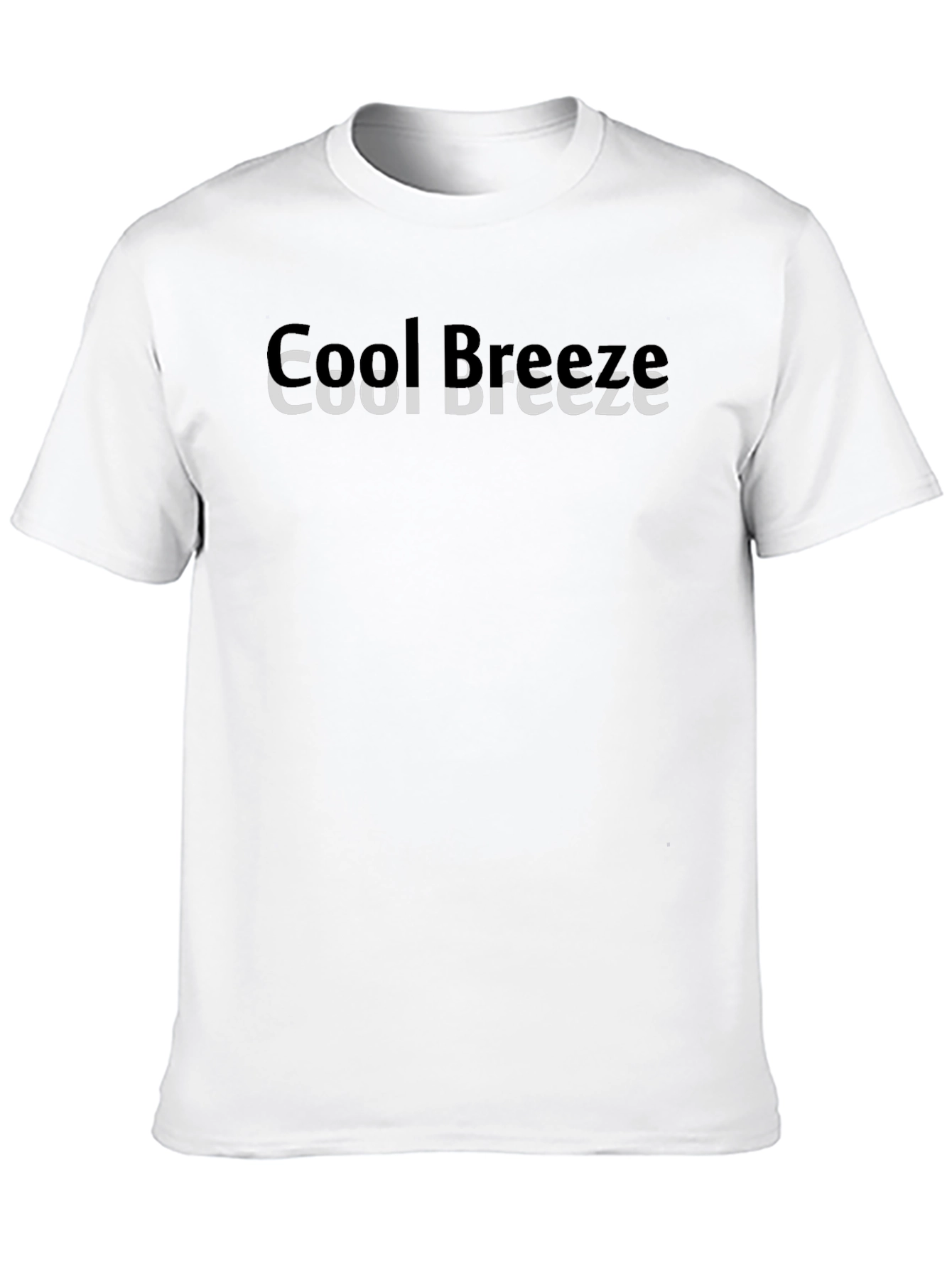 Black Cool Breeze Black Graphic Tee for Men view 10