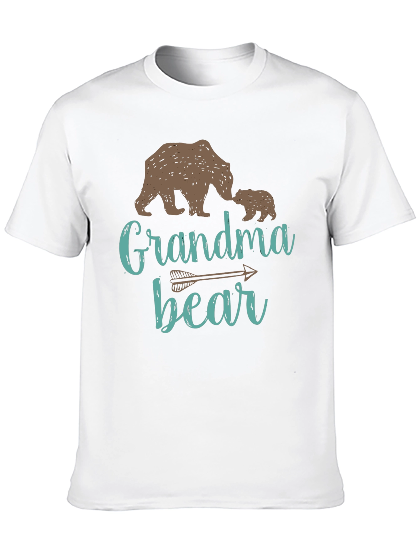 Black Grandma Bear Graphic T-Shirt view 10
