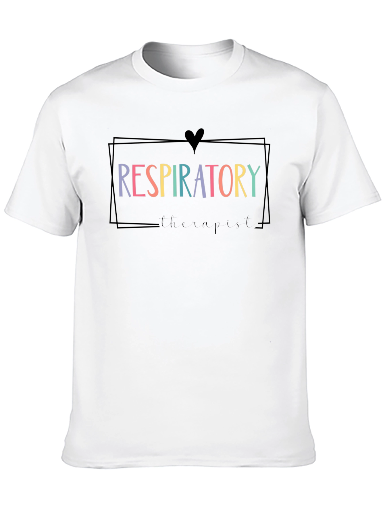 Black Respiratory Therapist T-Shirt view 10