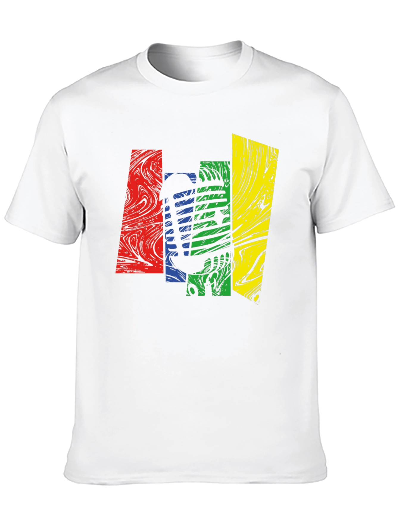 Black Retro Music Note Graphic Tee - Stylish Black T-Shirt view 10