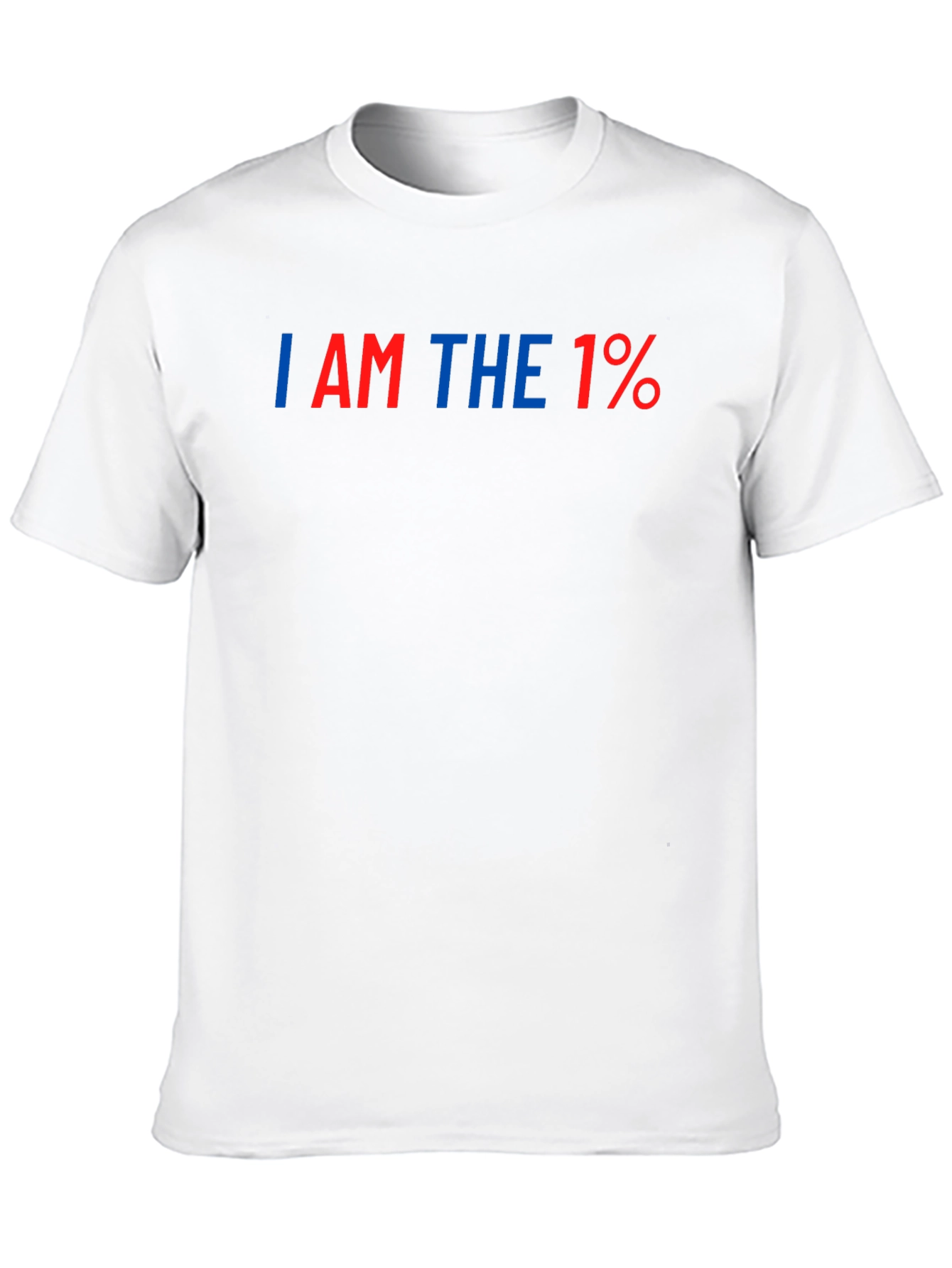 Black I AM THE 1% Graphic Tee - Bold Statement T-Shirt view 10