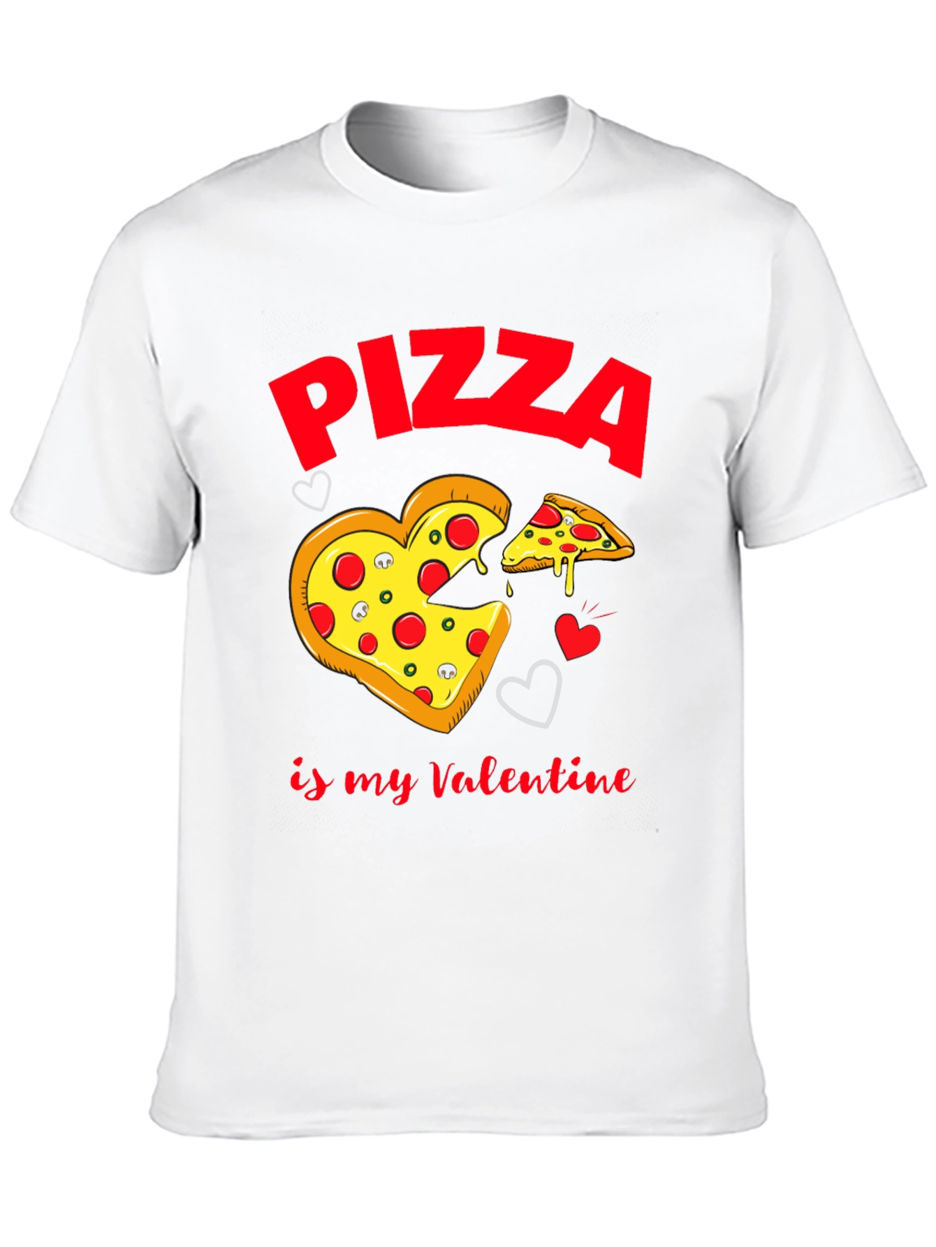 Black Pizza My Valentine Black T-Shirt view 10