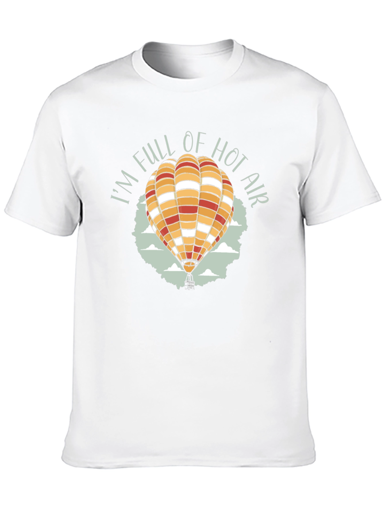 Black I'm Full of Hot Air T-Shirt | Novelty Graphic Tee view 10