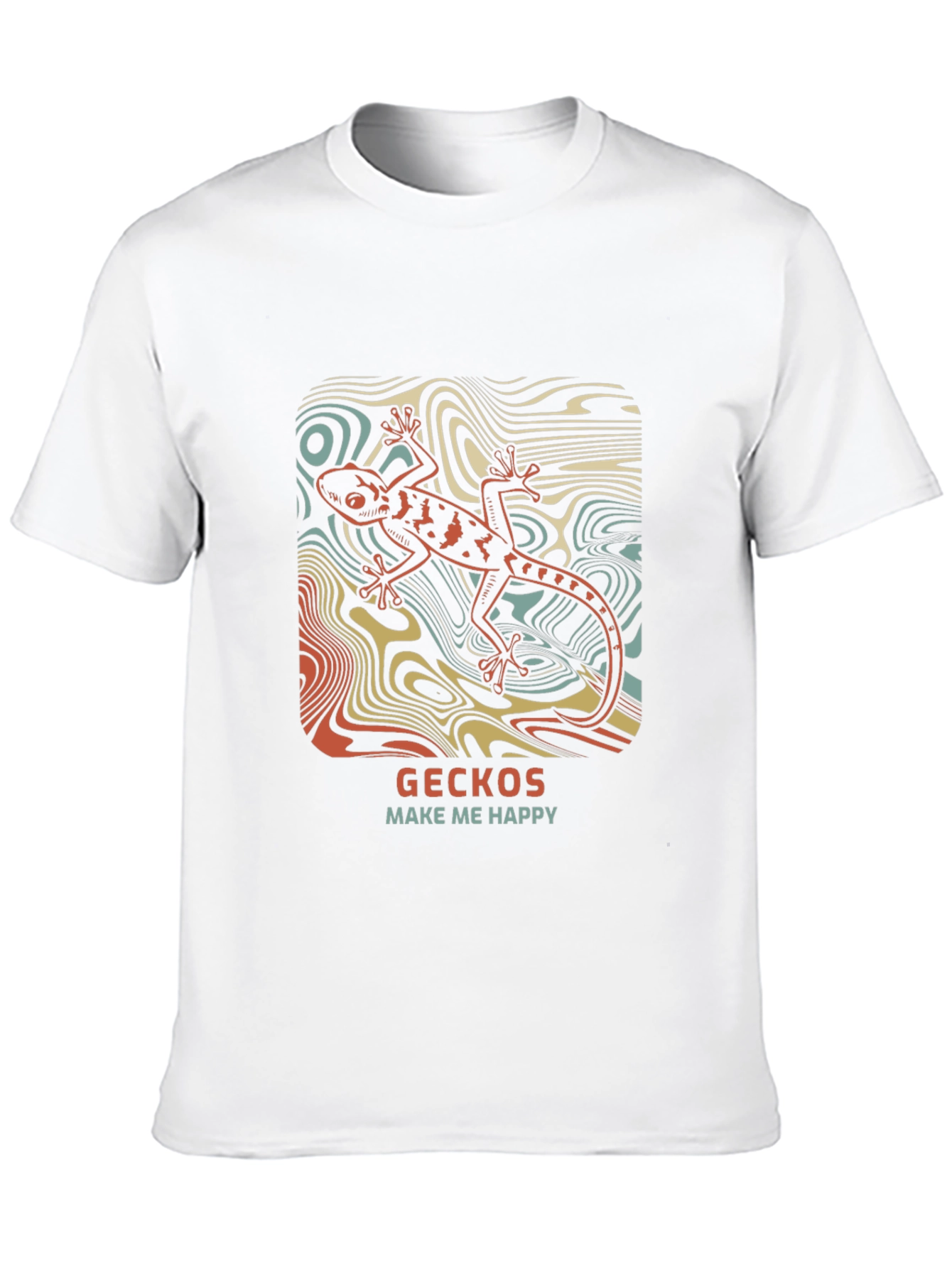 Black Gecko T-Shirt - Make Me Happy Lizard Tee view 10