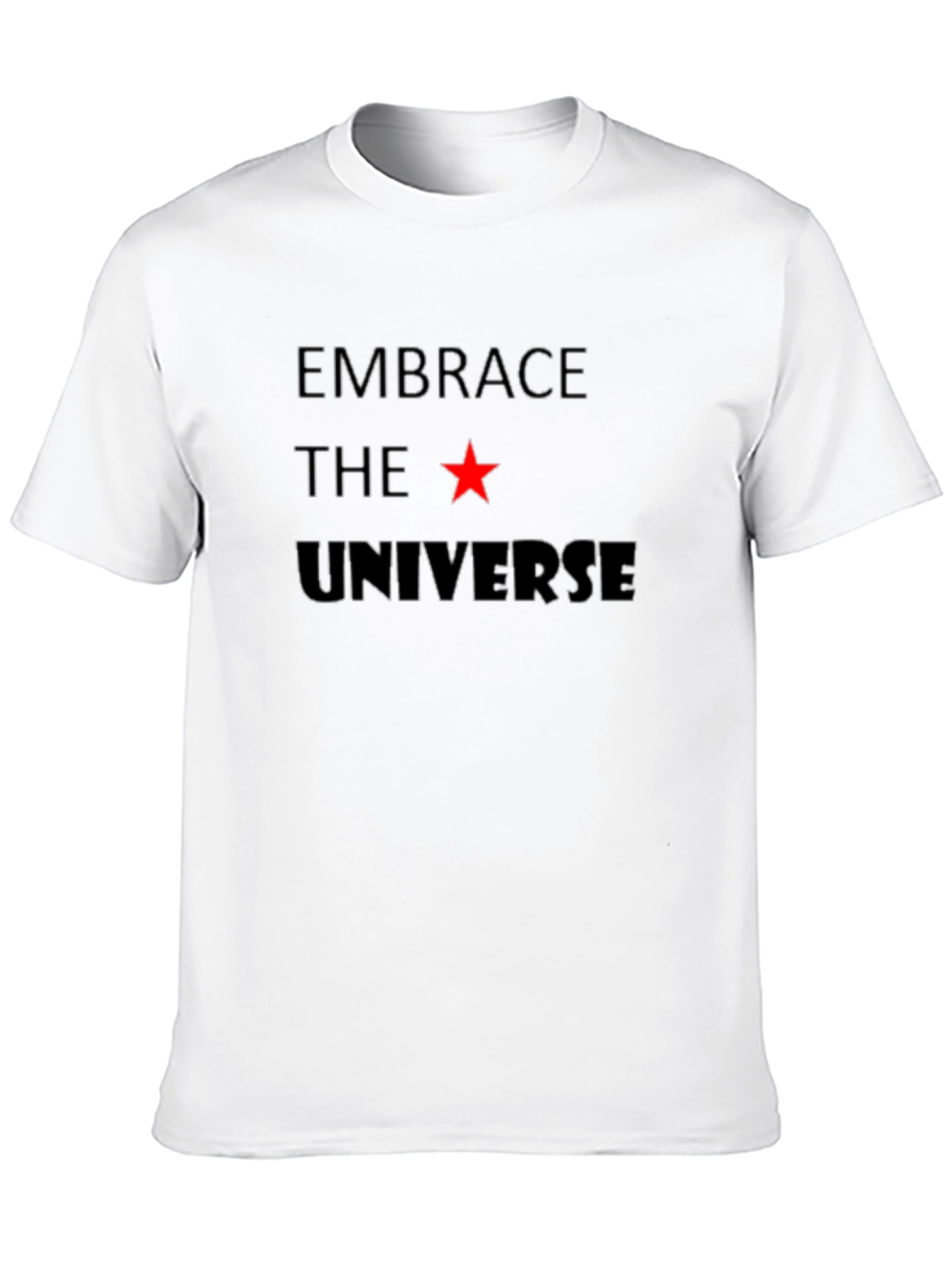 Black Embrace the Universe Black Graphic Tee view 10