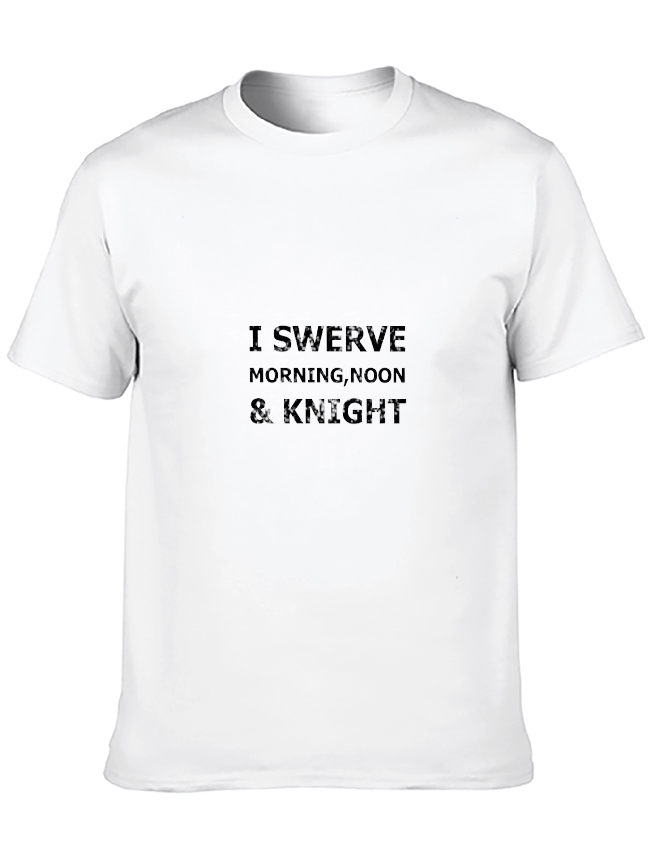 Black I Swerve T-Shirt - Morning, Noon & Knight - Black view 10