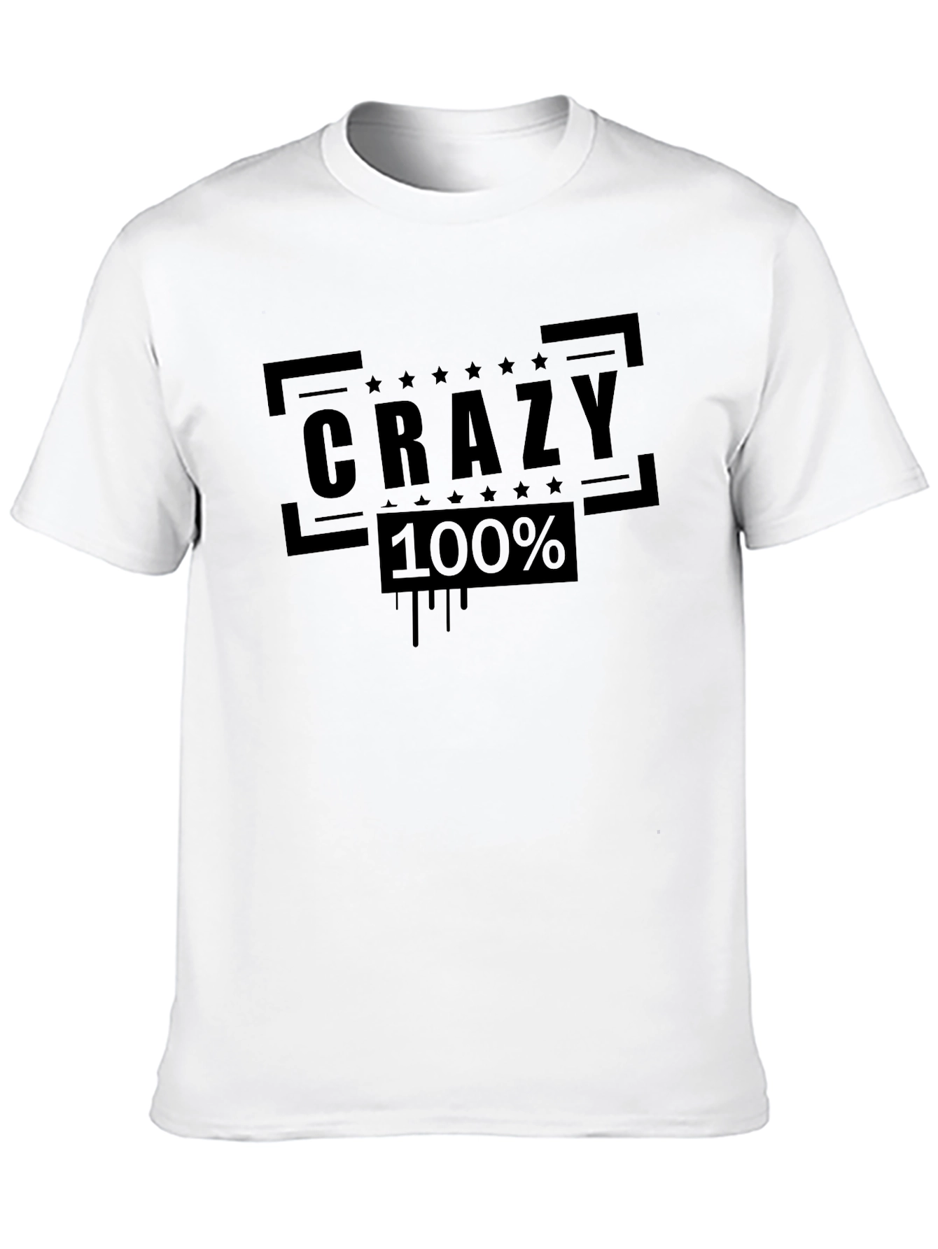 Crazy 100% Graphic T-Shirt - Men's - 10