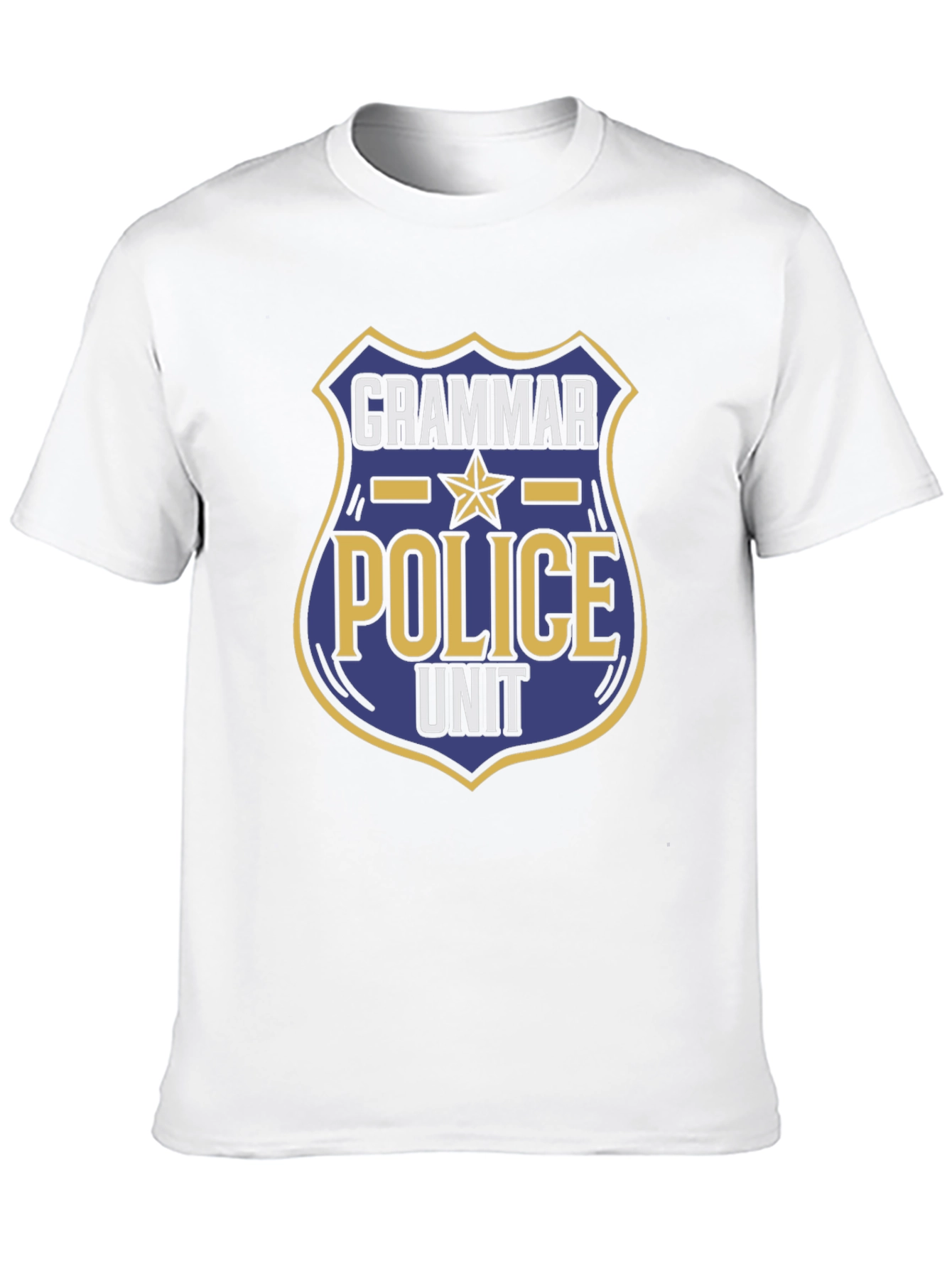 Black Grammar Police Unit Graphic Tee - Black view 10