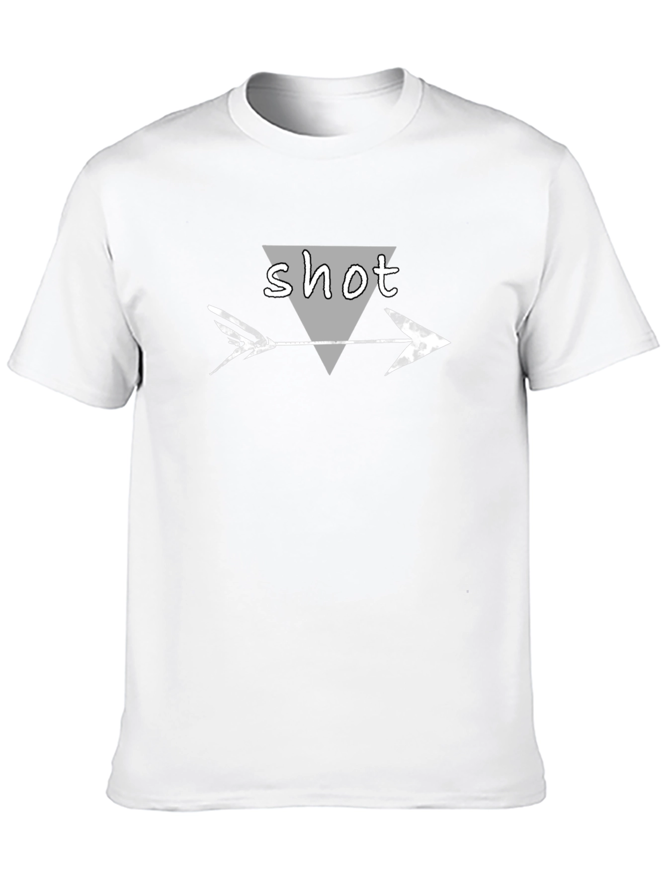 Black Shot Arrow T-Shirt - Unisex Graphic Tee view 10