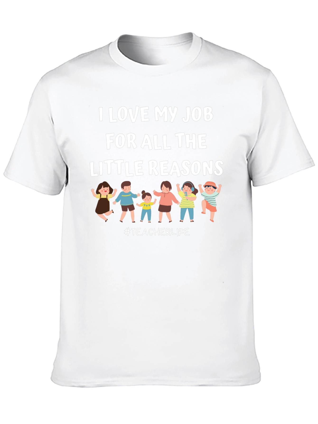 Black Teacher Life T-Shirt - I Love My Job view 10