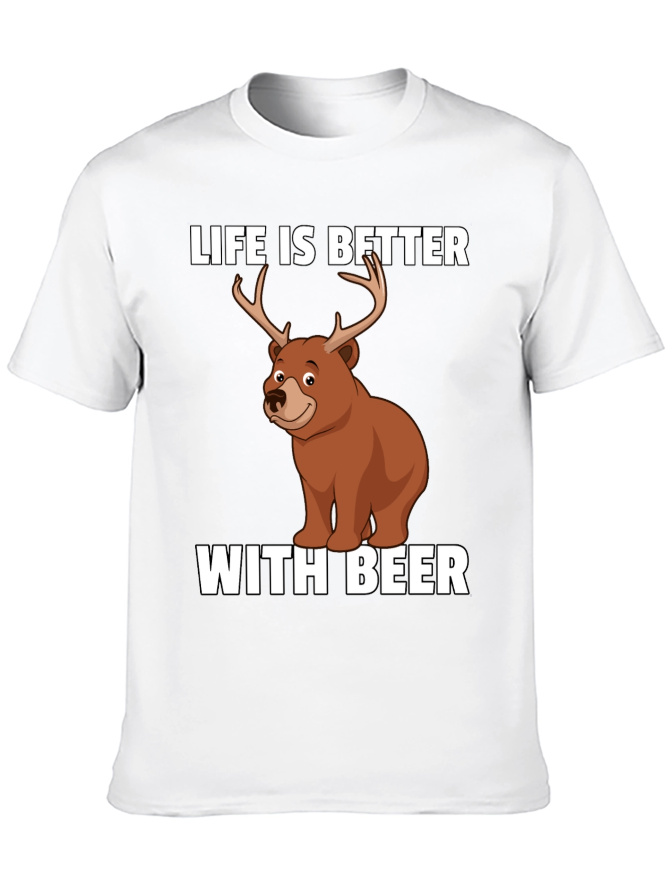 Black Life is Better with Beer Funny Graphic T-Shirt view 10