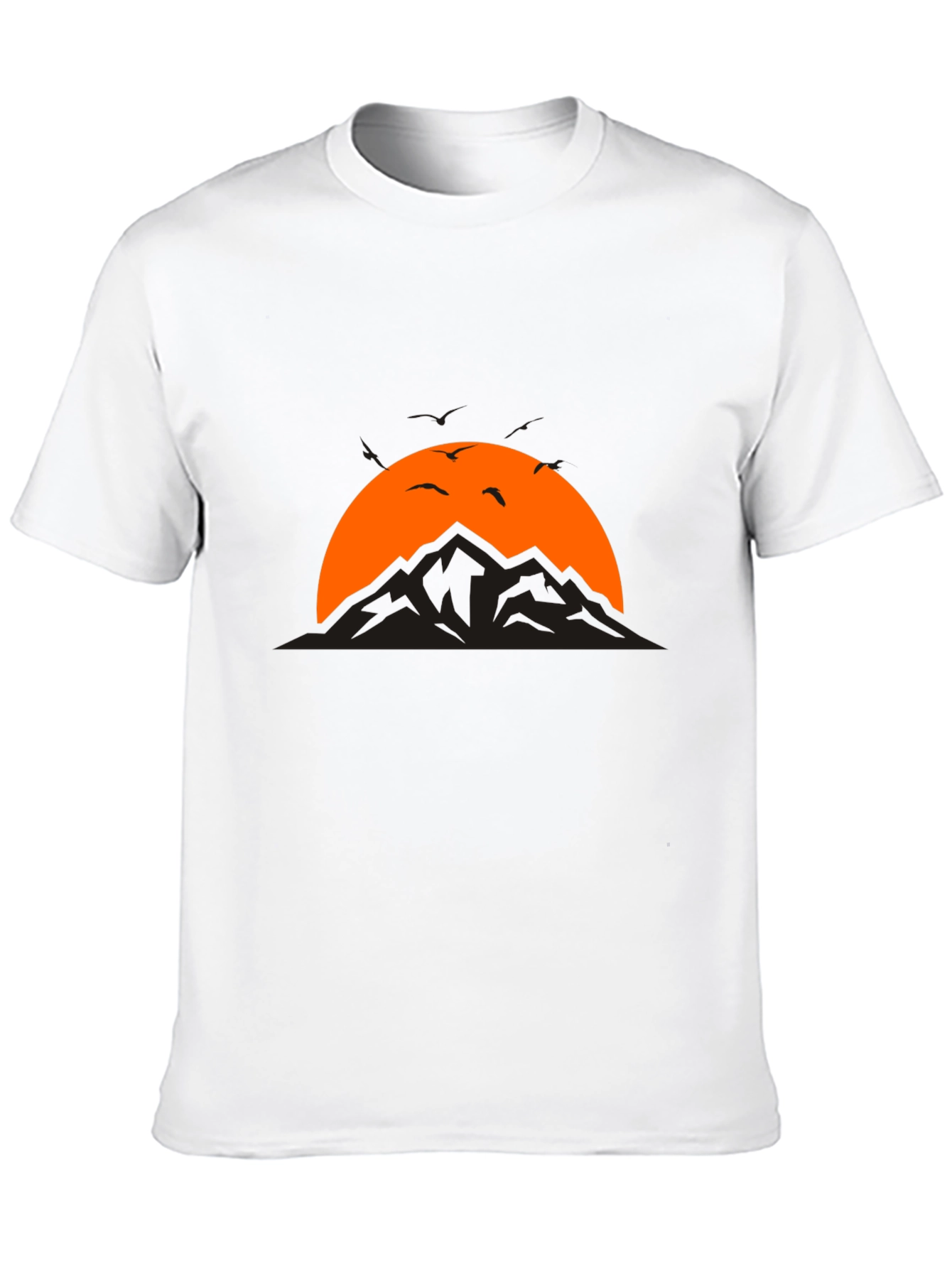 Black Mountain Sunset Graphic Tee - Black T-Shirt view 10