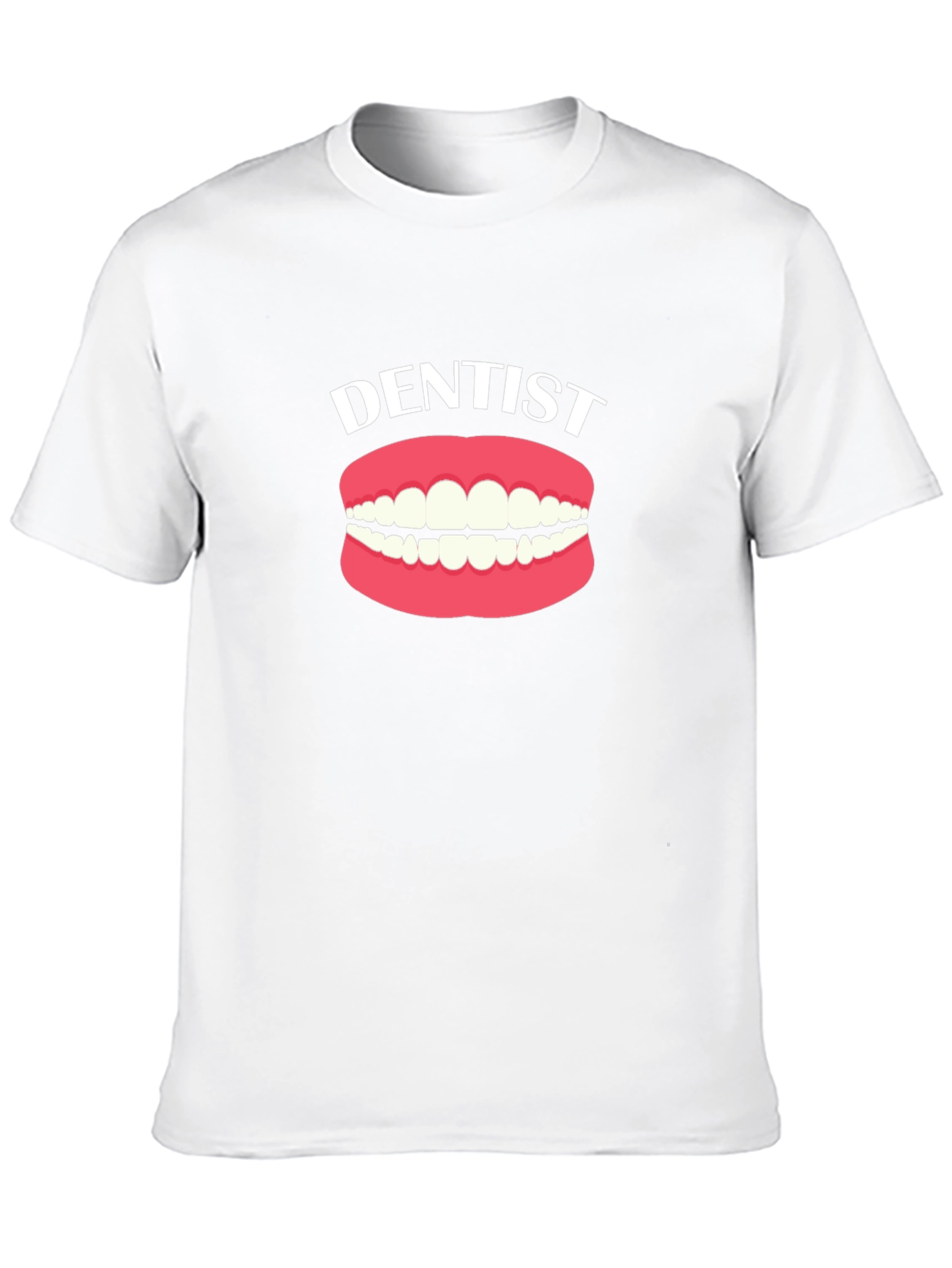 Black Dentist Mouth Graphic T-Shirt - Funny Dental Tee view 10