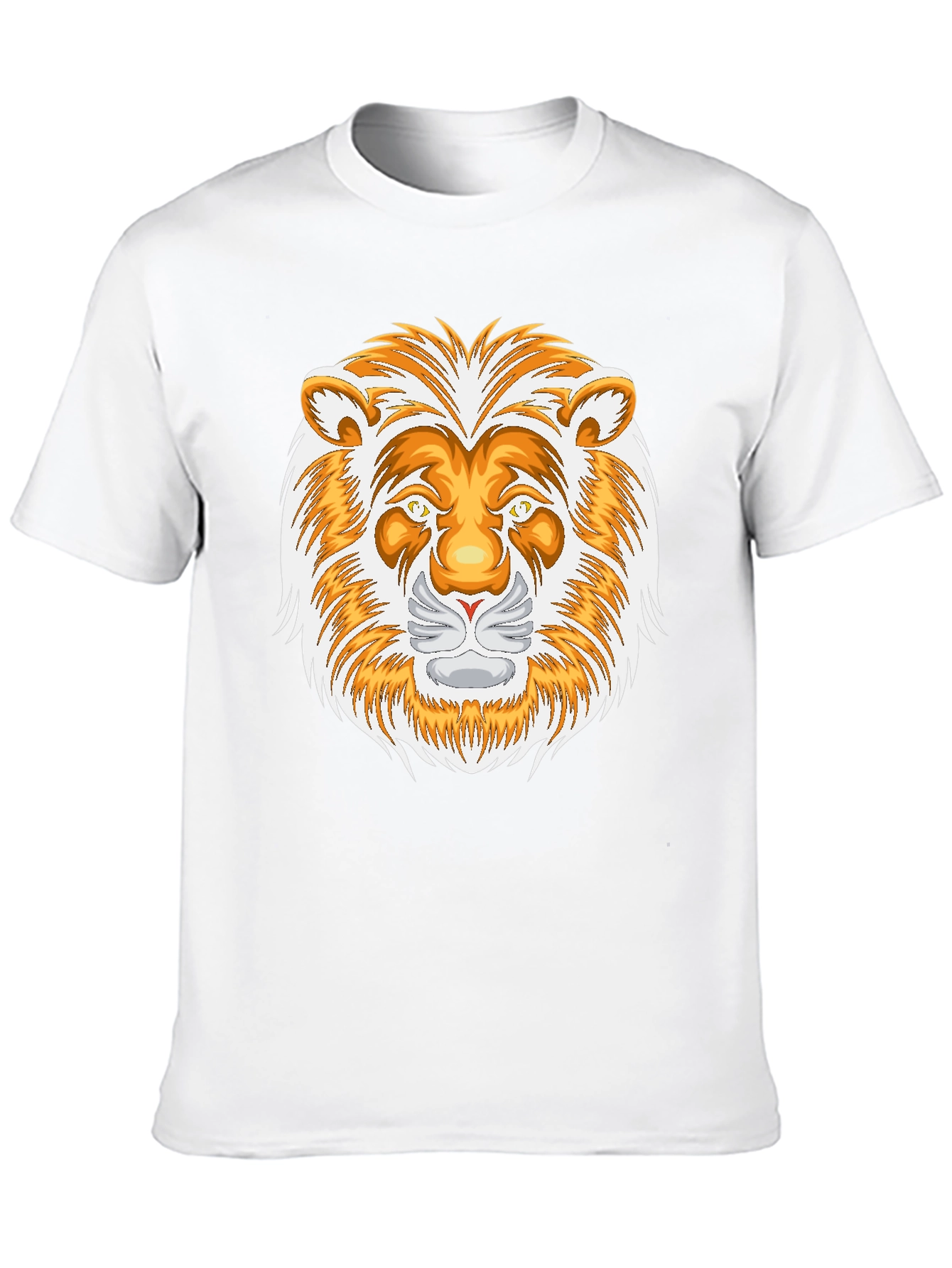 Black Lion Graphic Black T-Shirt view 10