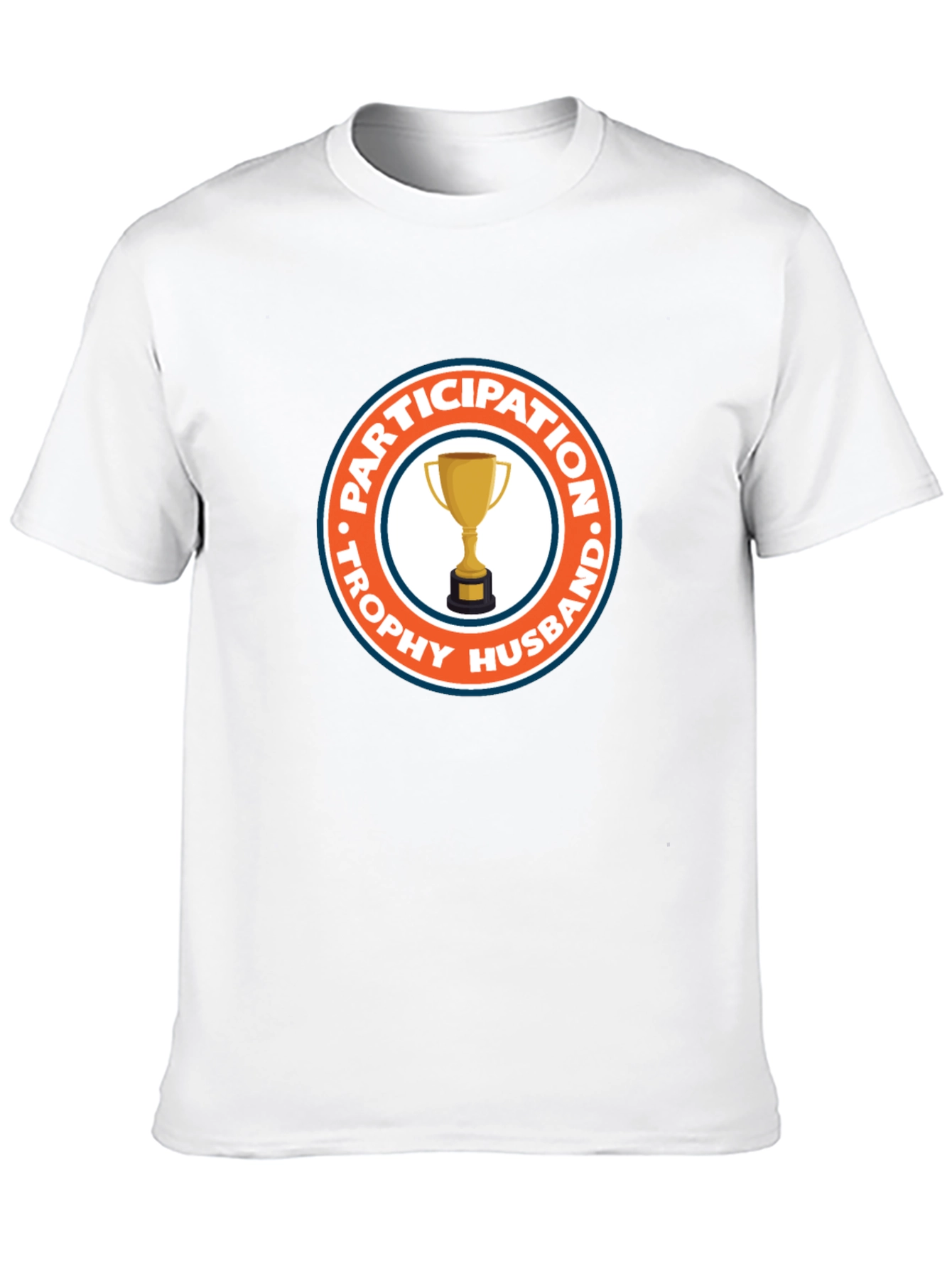 Black Trophy Husband Participation Award Graphic Tee view 10