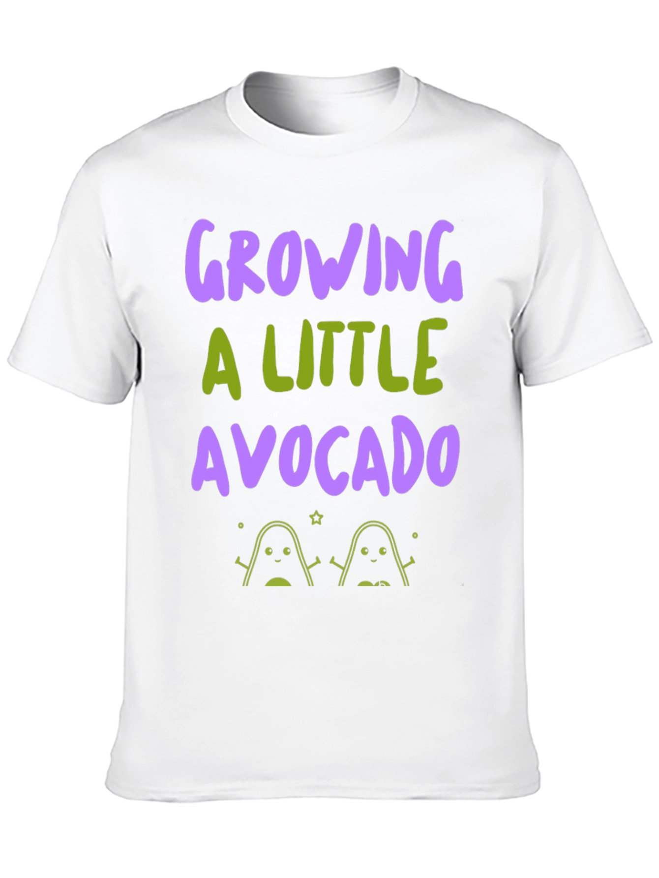 Black Growing a Little Avocado Graphic Tee view 10