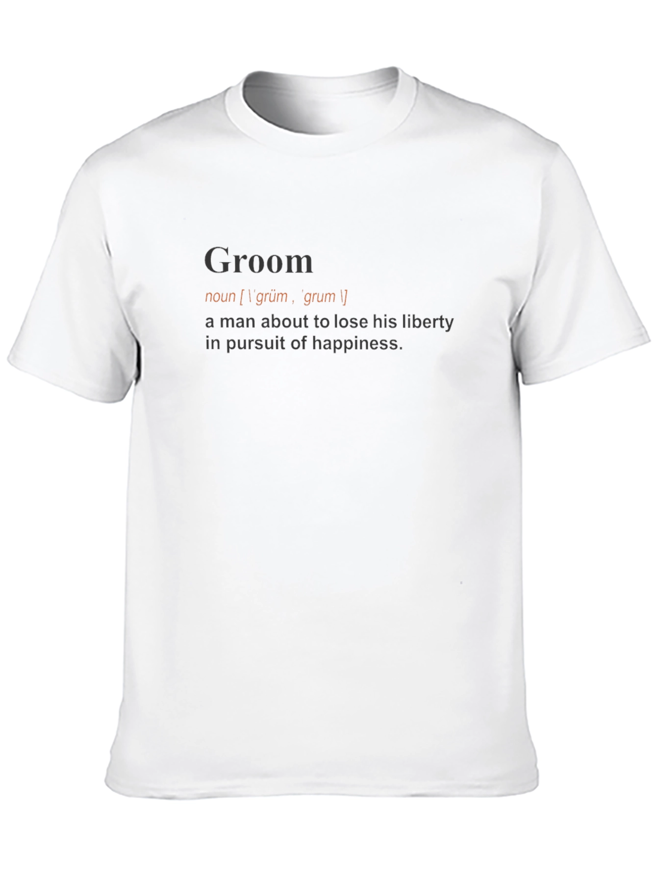 Black Groom Definition T-Shirt - Funny Wedding Gift view 10