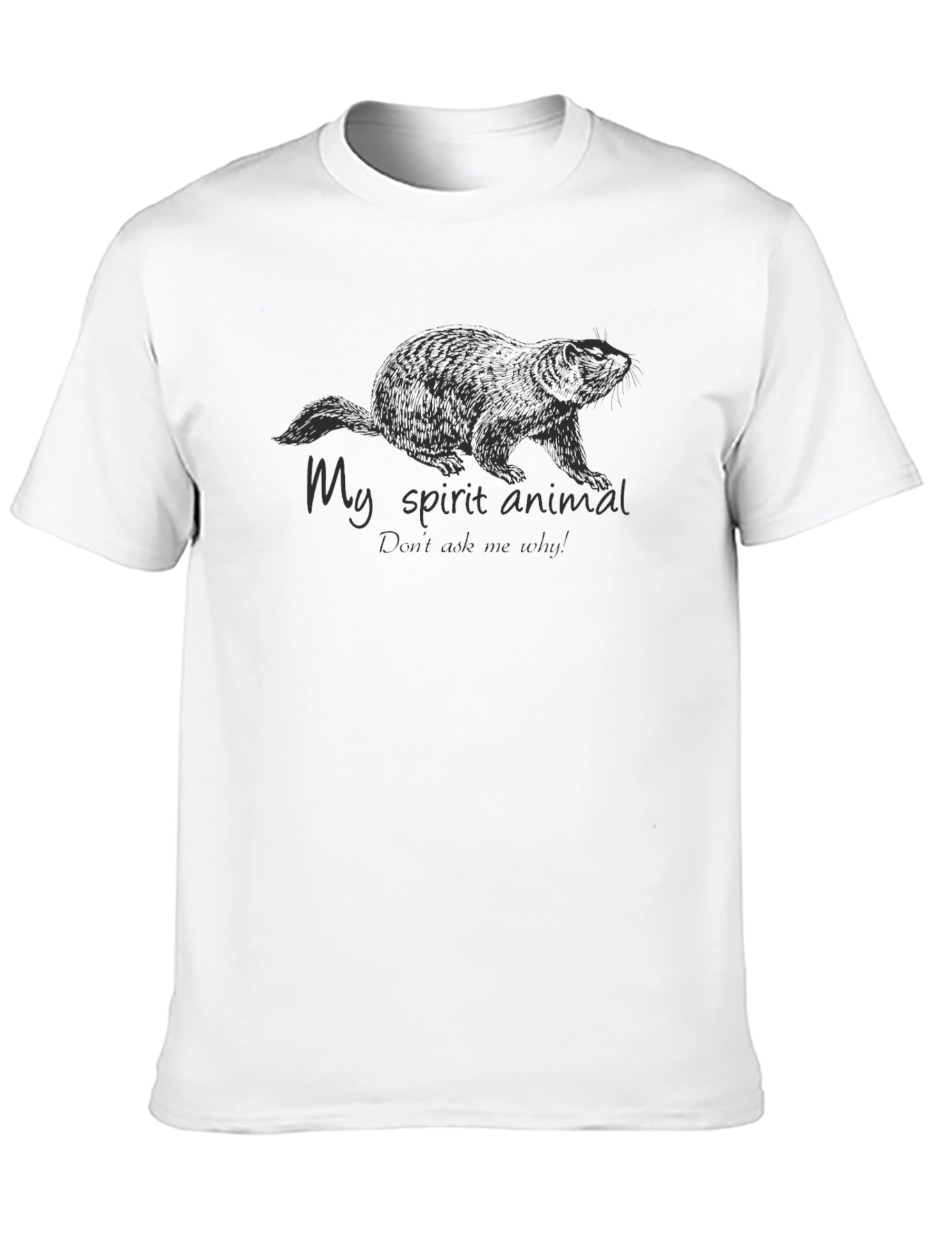 My Spirit Animal Tee - Marmot Graphic T-Shirt - 10