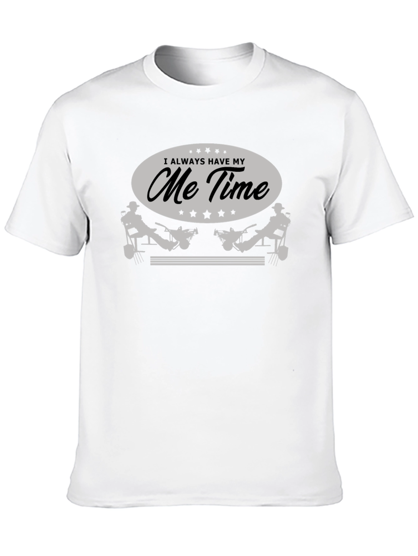 Black Me Time Lawn Mowing T-Shirt view 10