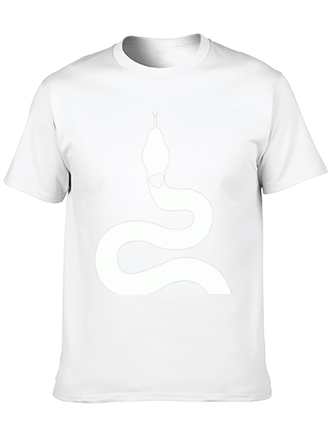 Black Snake Heart Graphic Tee - Stylish Cotton T-Shirt view 10