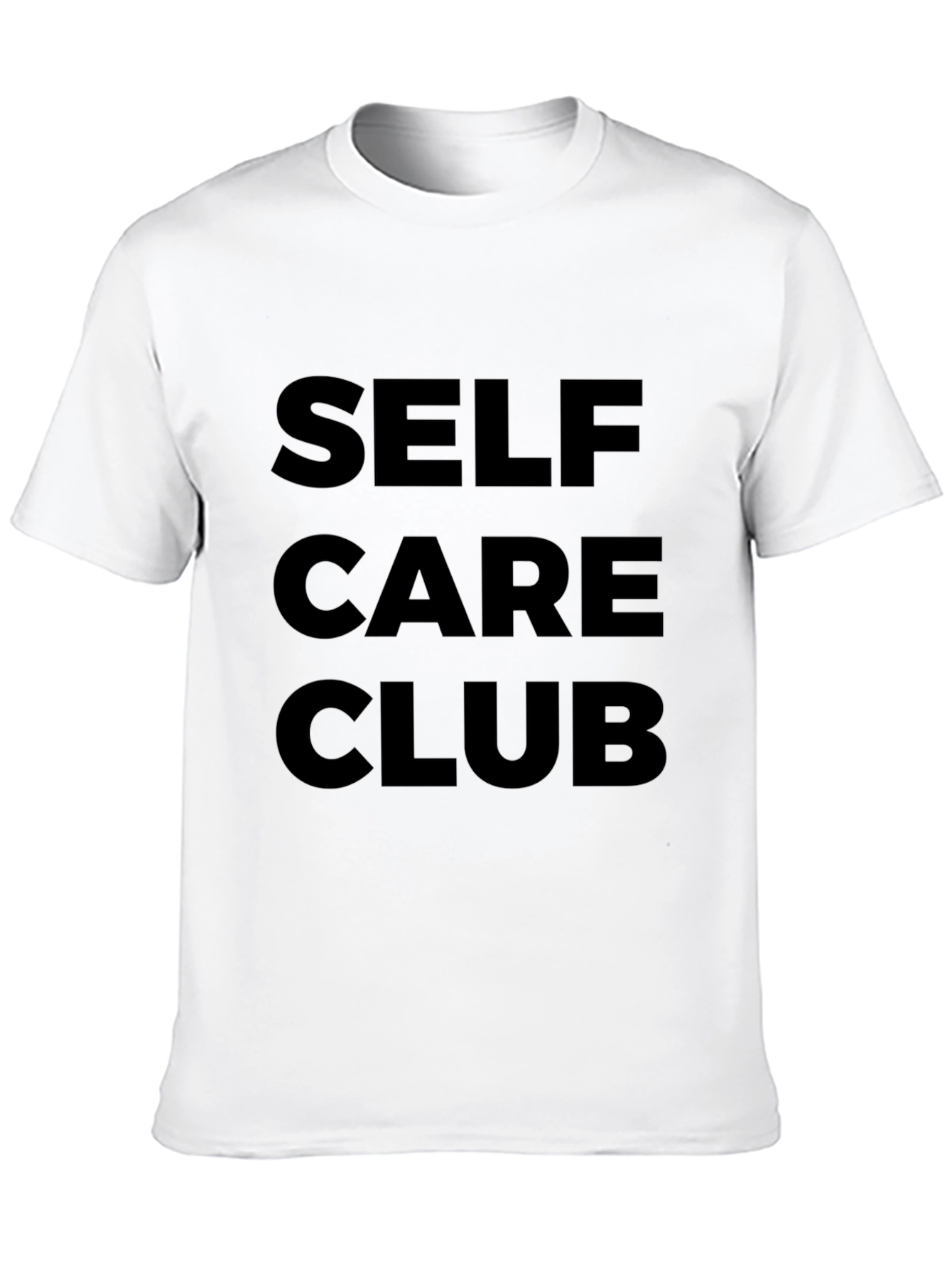 Black Self Care Club T-Shirt - Comfort and Style view 10