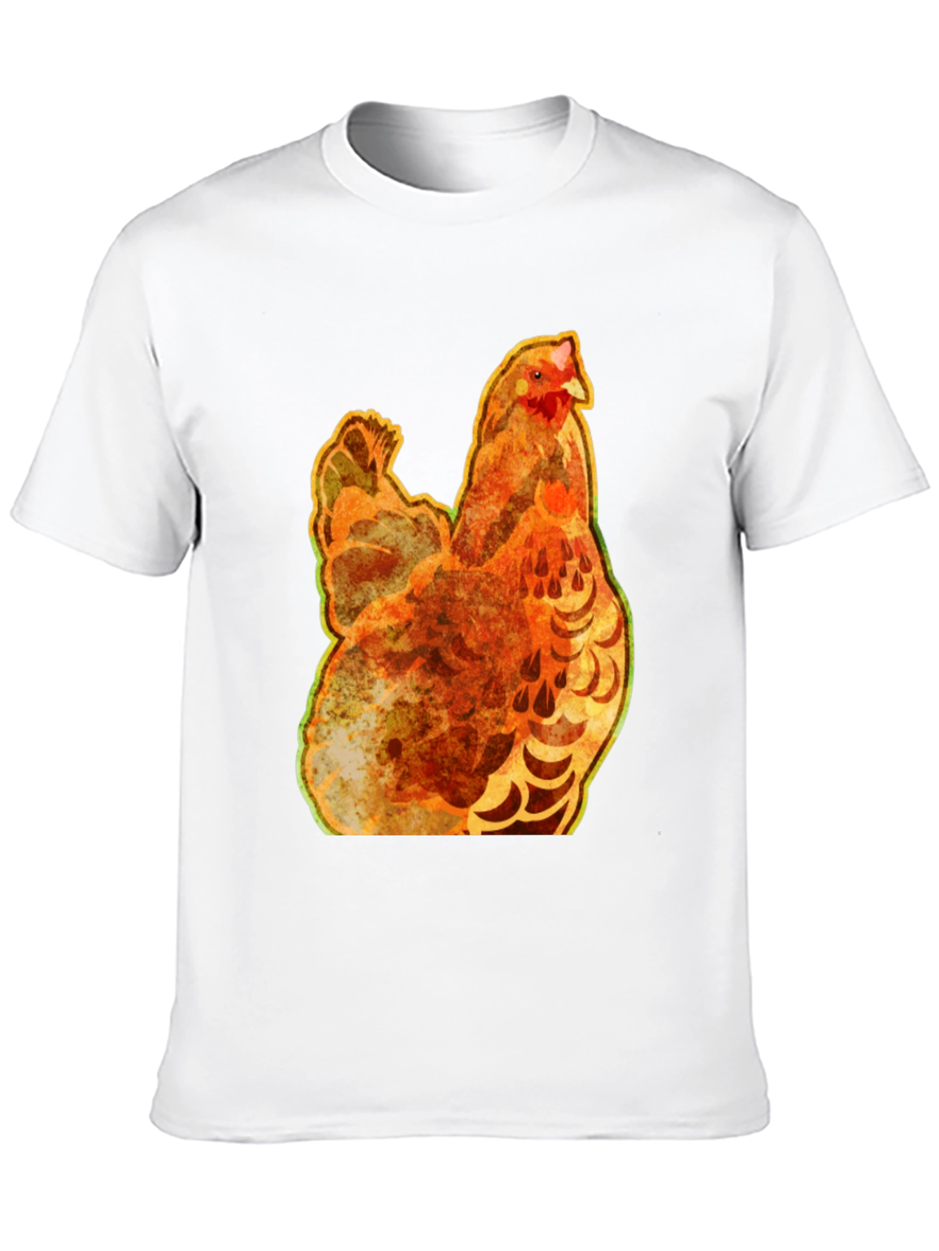 Black Chicken Graphic Tee - Quirky Animal Shirt view 10