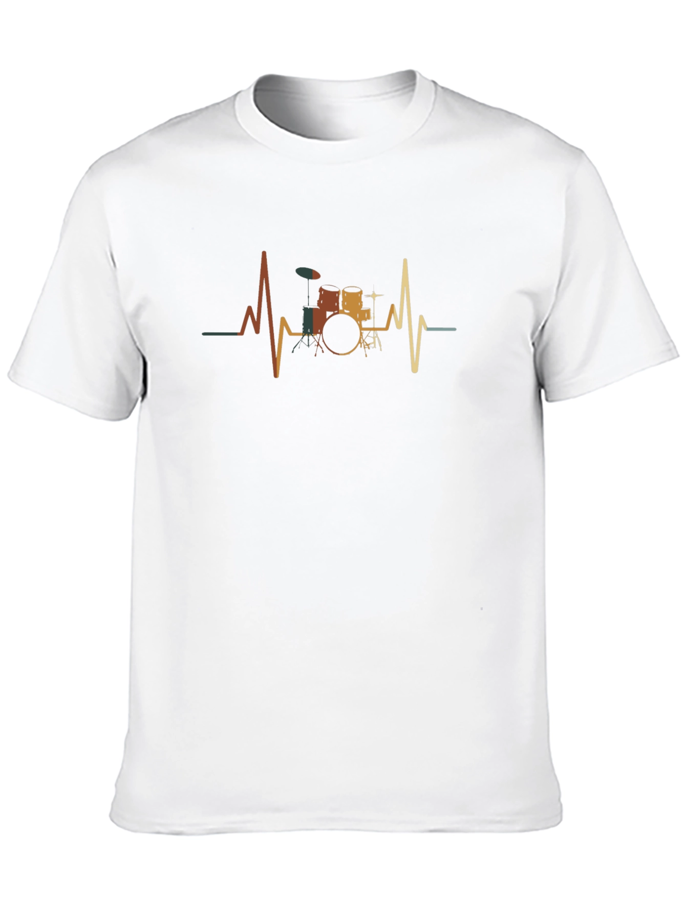 Drum Heartbeat T-Shirt - Musician Graphic Tee - 10