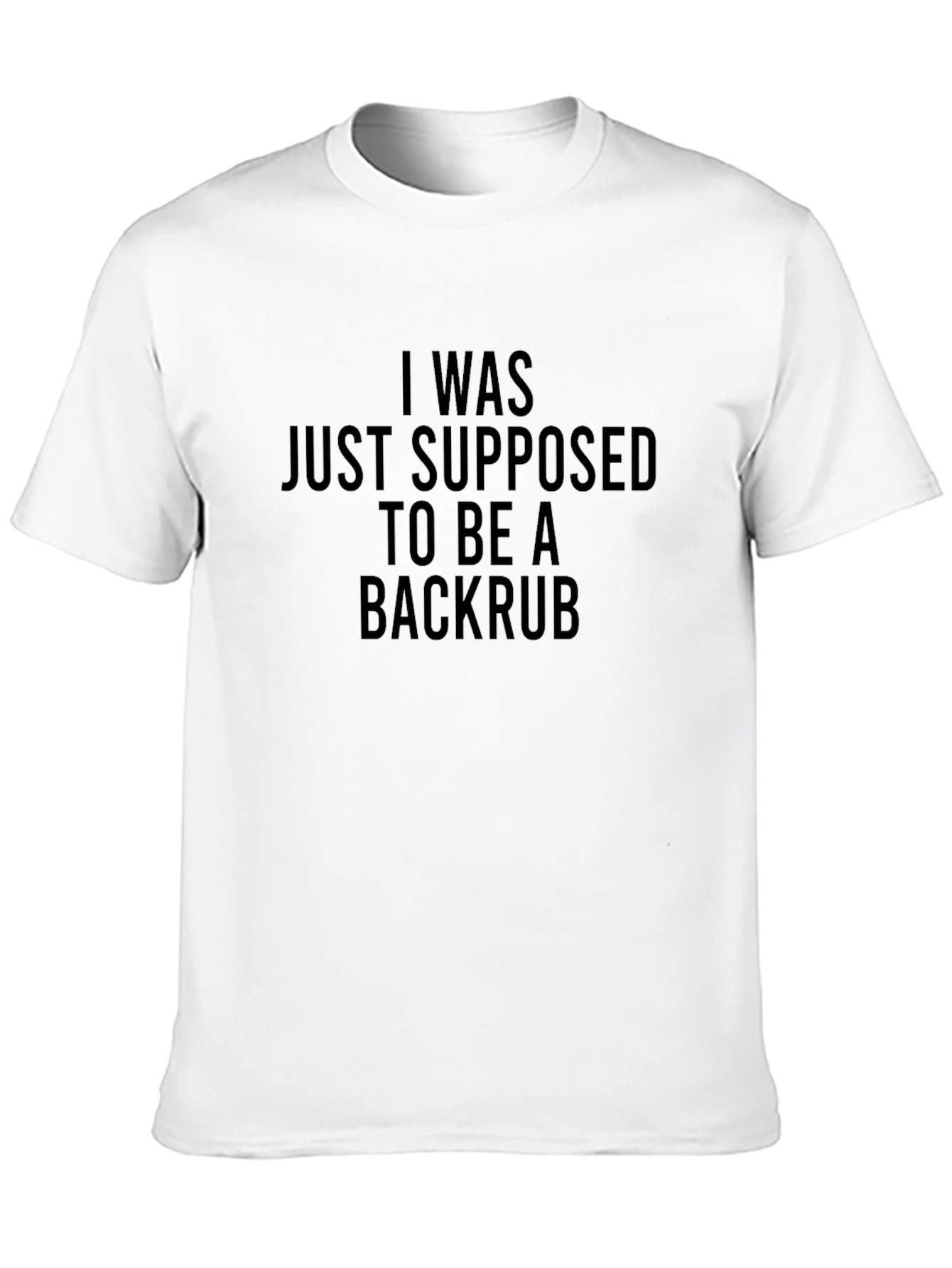 Black Backrub T-Shirt - Funny Novelty Tee view 10