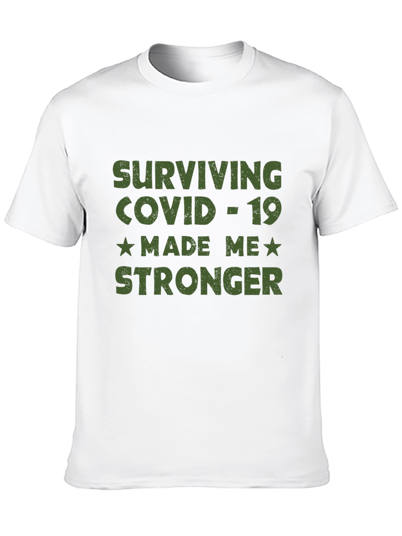 Black Surviving COVID-19 Graphic Tee view 10
