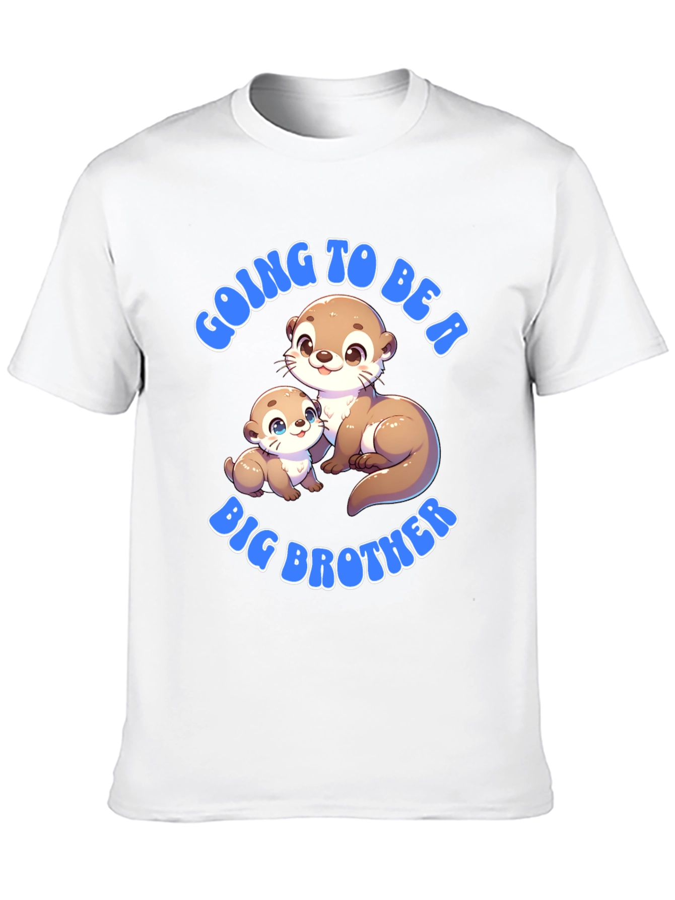 Black Going to be a Big Brother Otter T-Shirt view 10