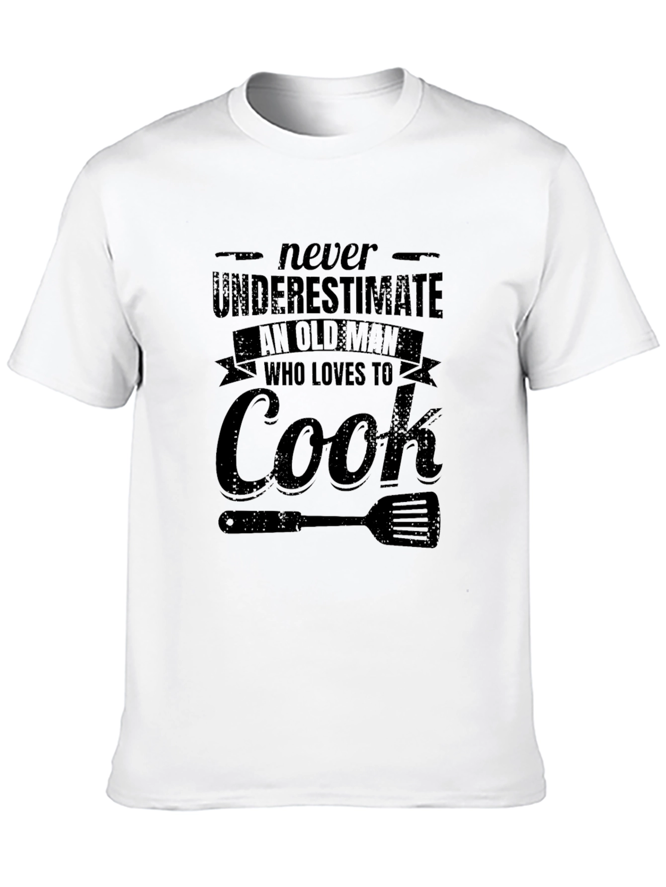 Black Never Underestimate Old Man Who Loves To Cook T-Shirt view 10