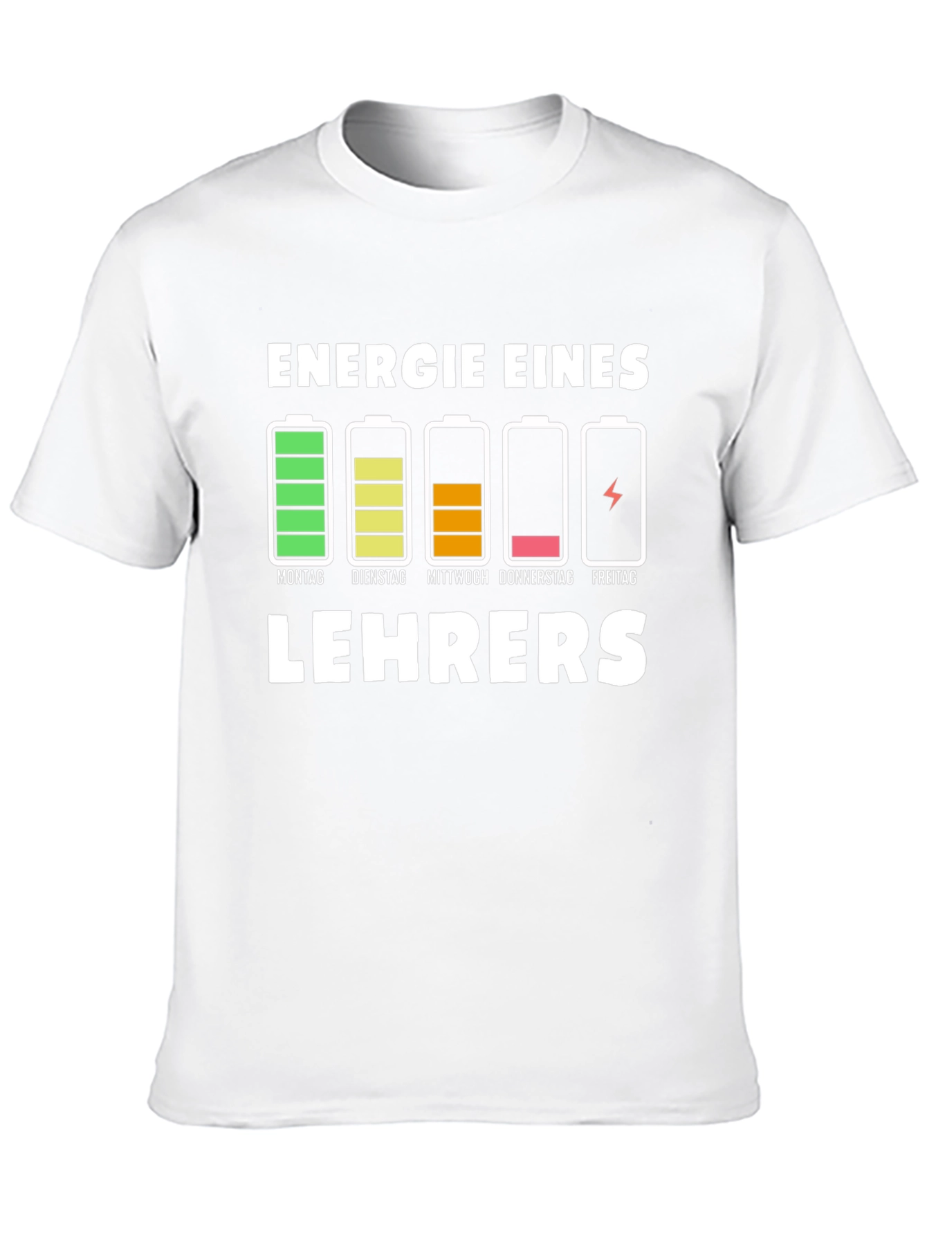 Black Teacher Energy Level T-Shirt view 10