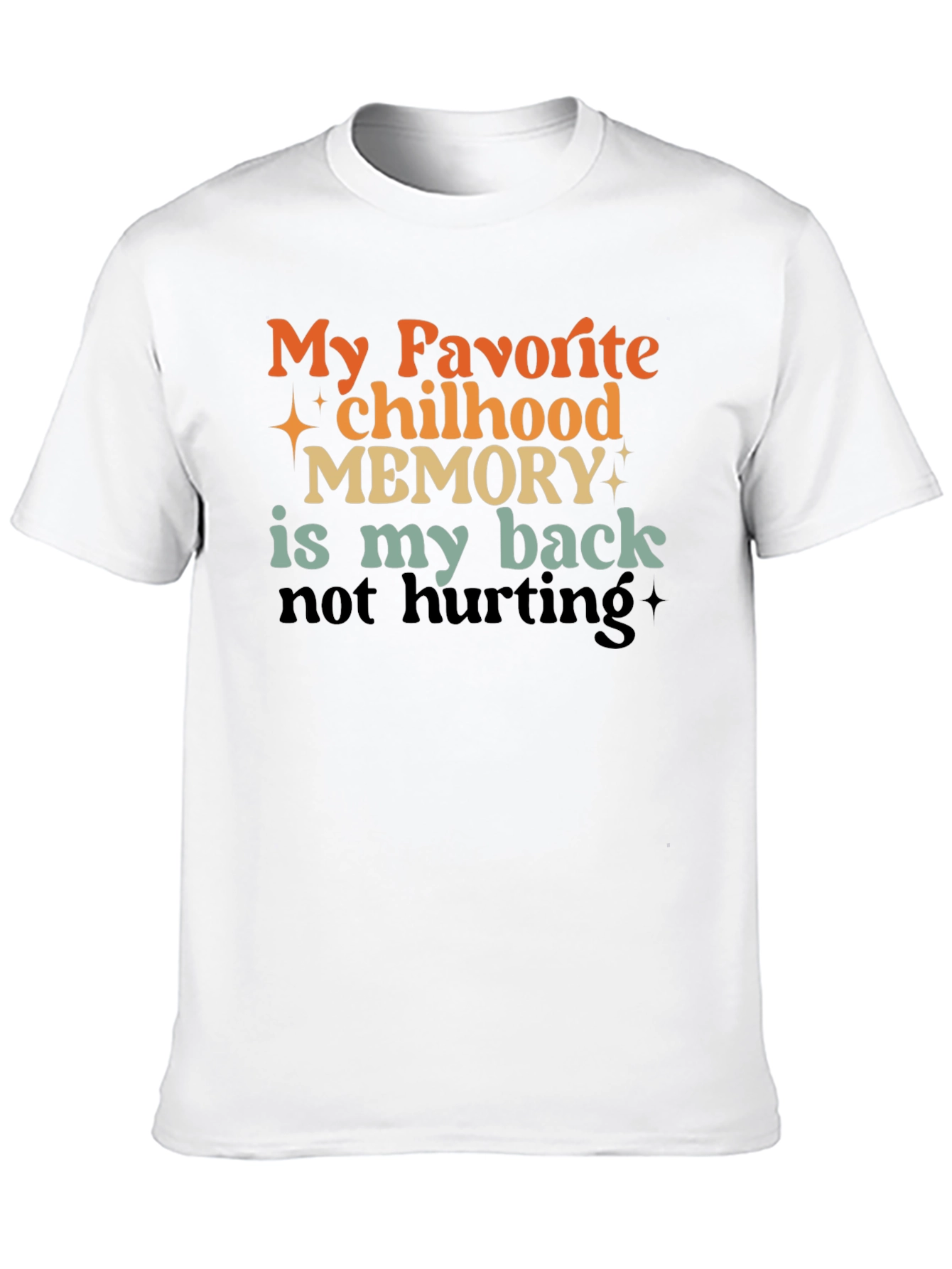 Black Retro 'My Favorite Childhood' Graphic Tee view 10