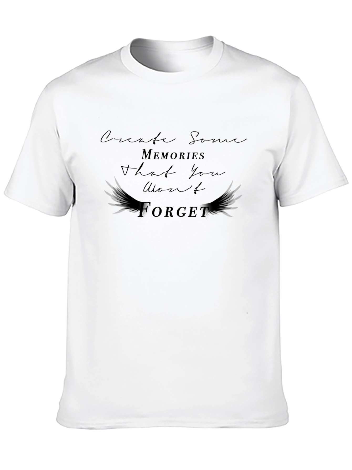 Black Create Some Memories Graphic Tee view 10