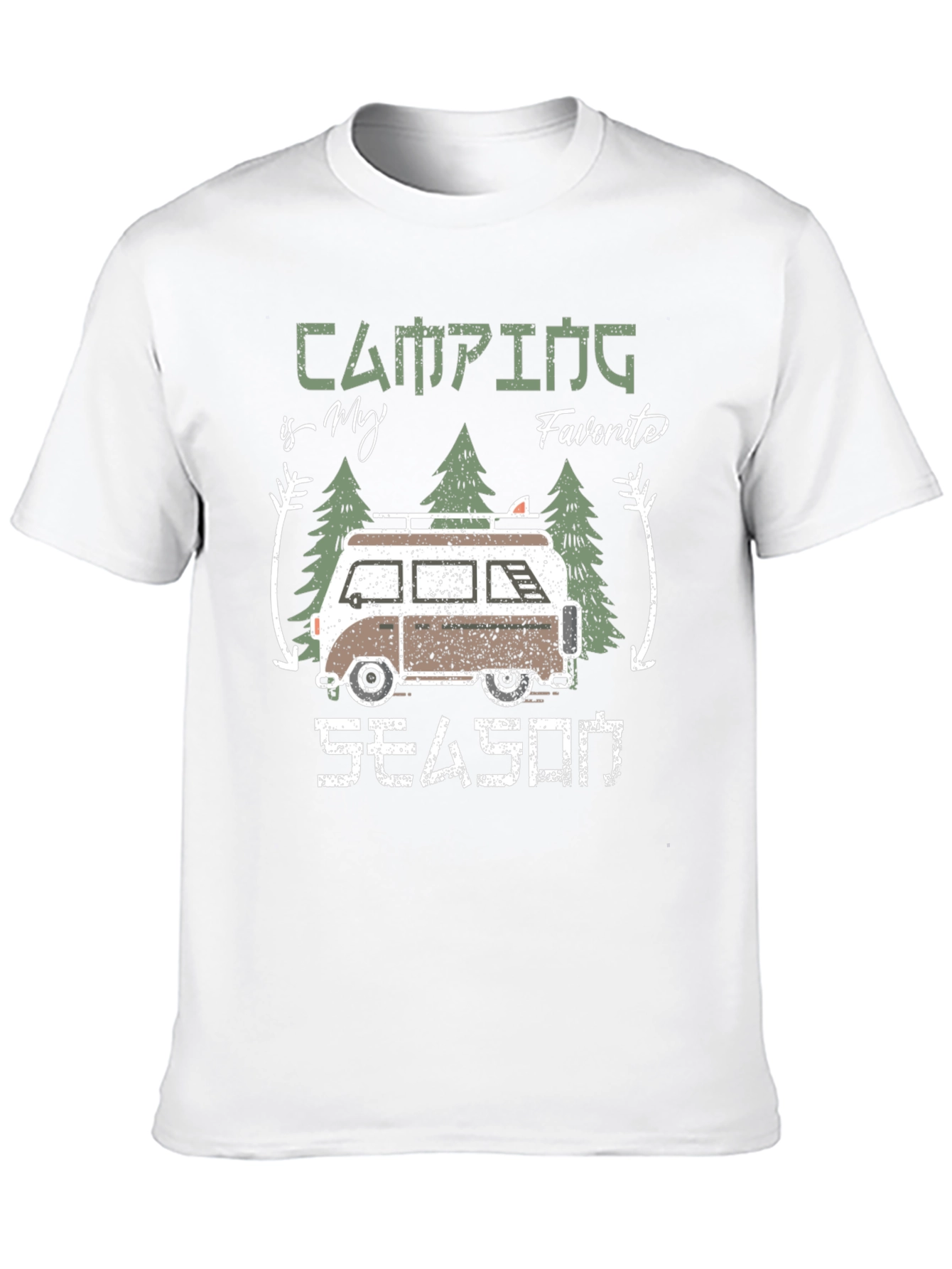 Black Camping is My Favorite Season Graphic T-Shirt view 10