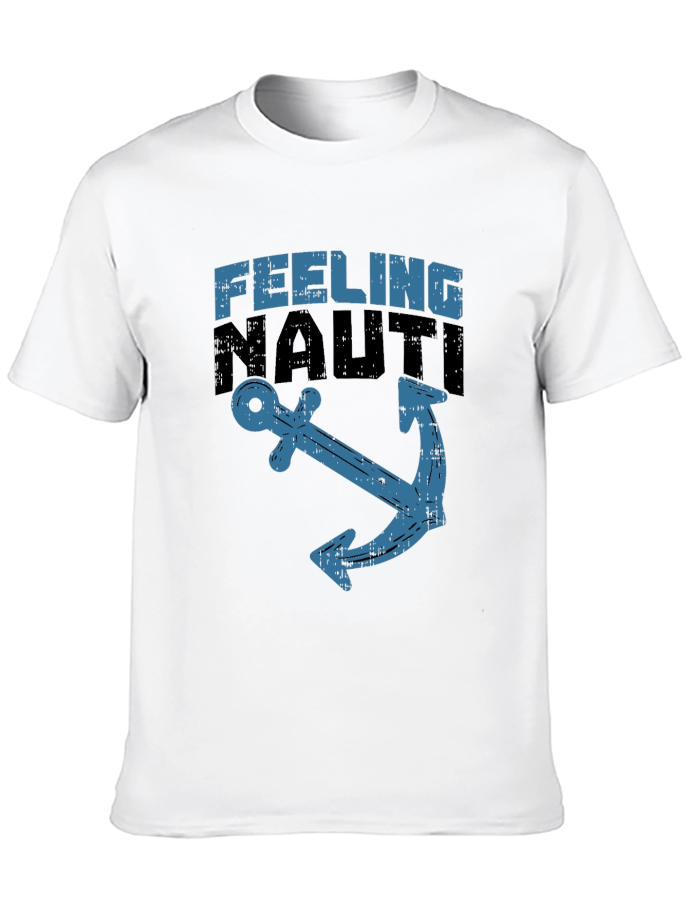 Black Feeling Nauti Anchor Graphic Tee - Black view 10