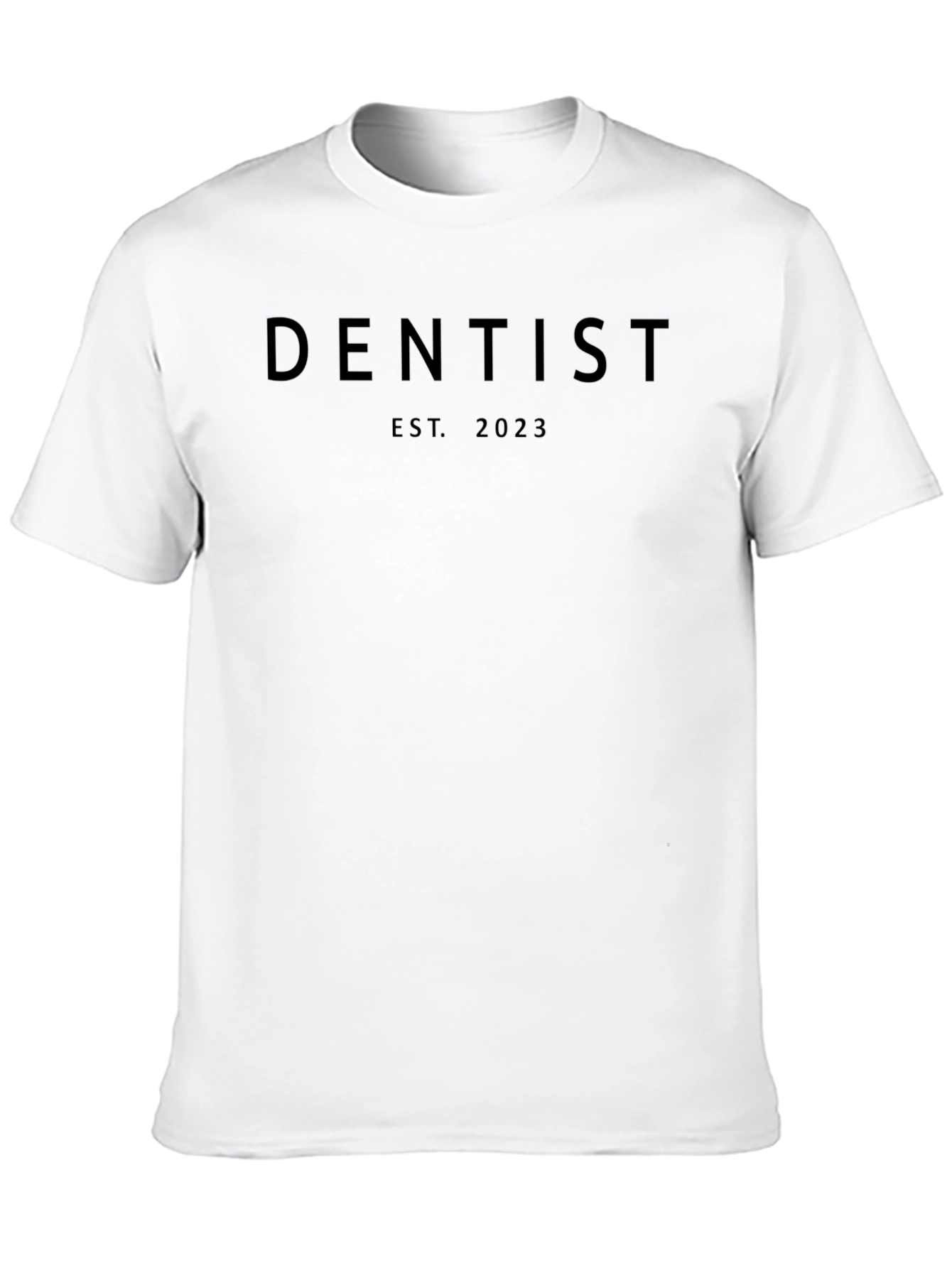 Black Dentist Est. 2023 Black T-Shirt view 10