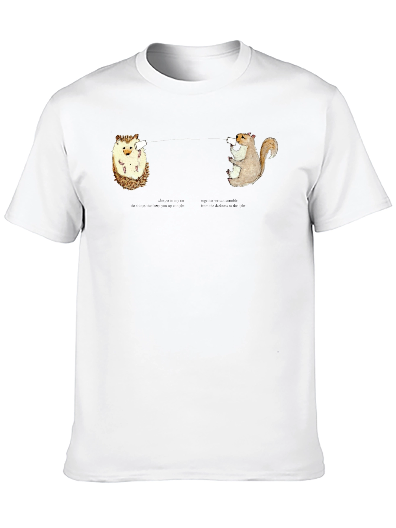 Black Drinking Animals Graphic T-Shirt view 10