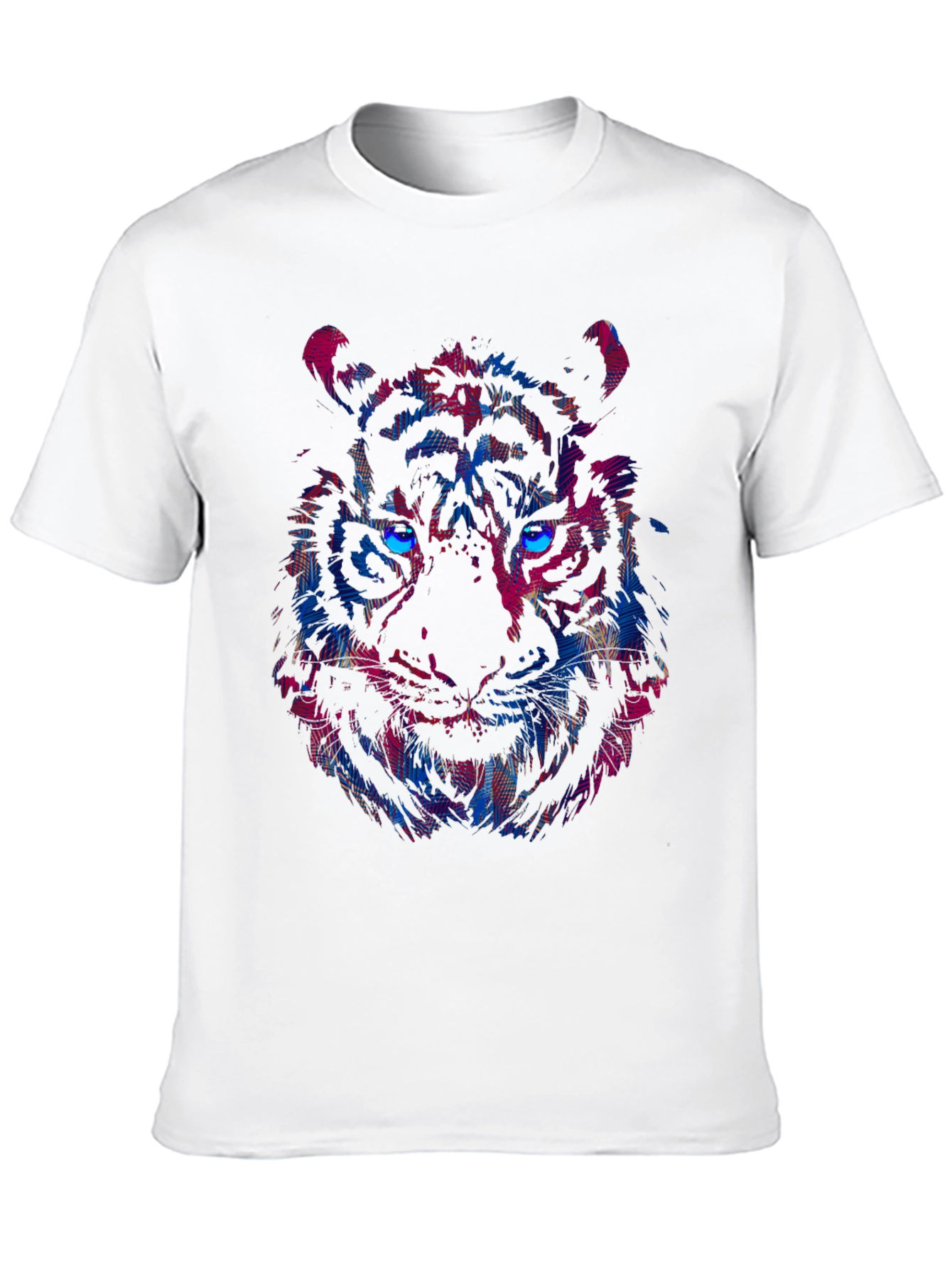 Black Vibrant Tiger Graphic Tee - Bold Style view 10