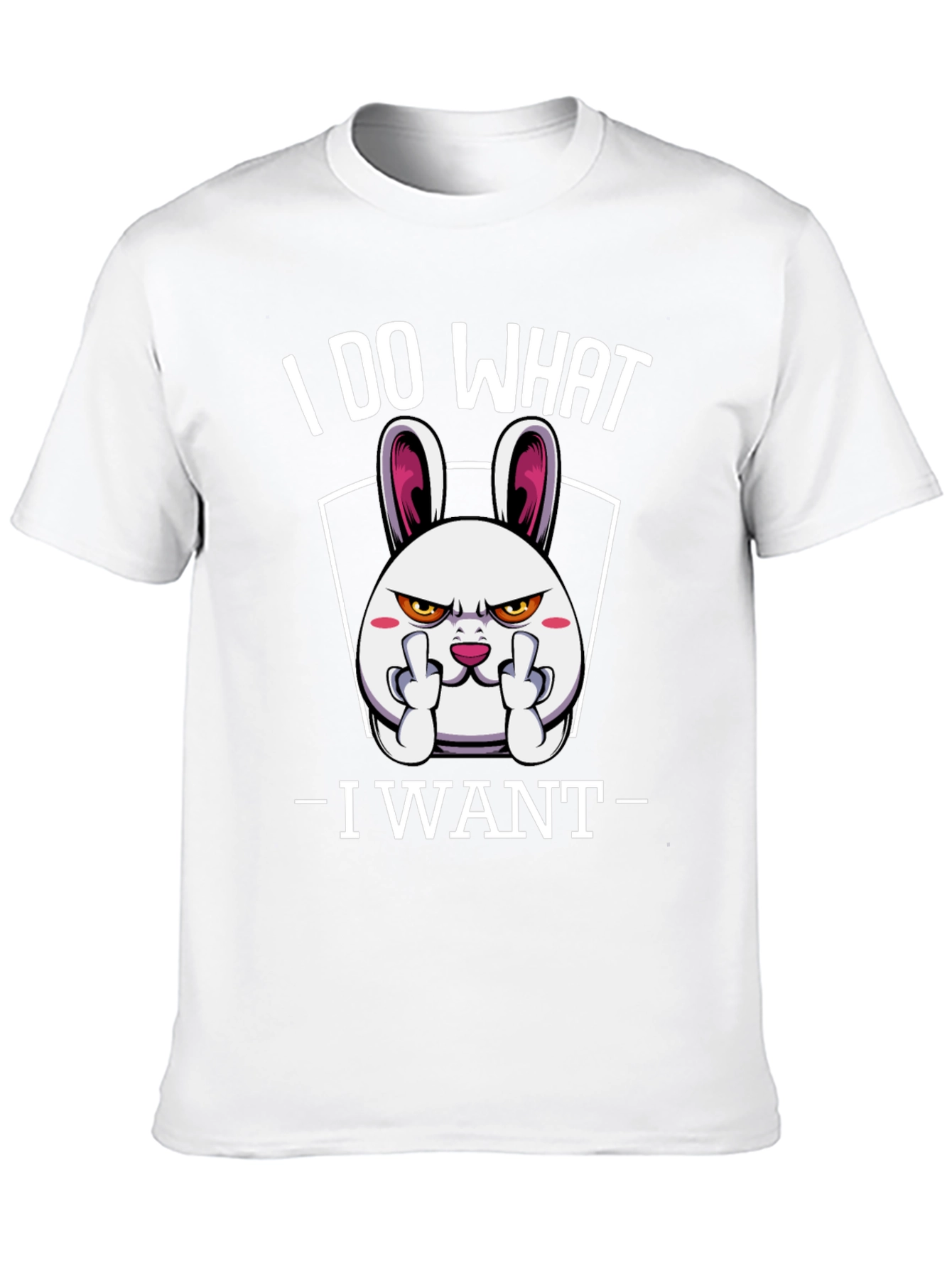 Black I DO WHAT I WANT T-Shirt view 10