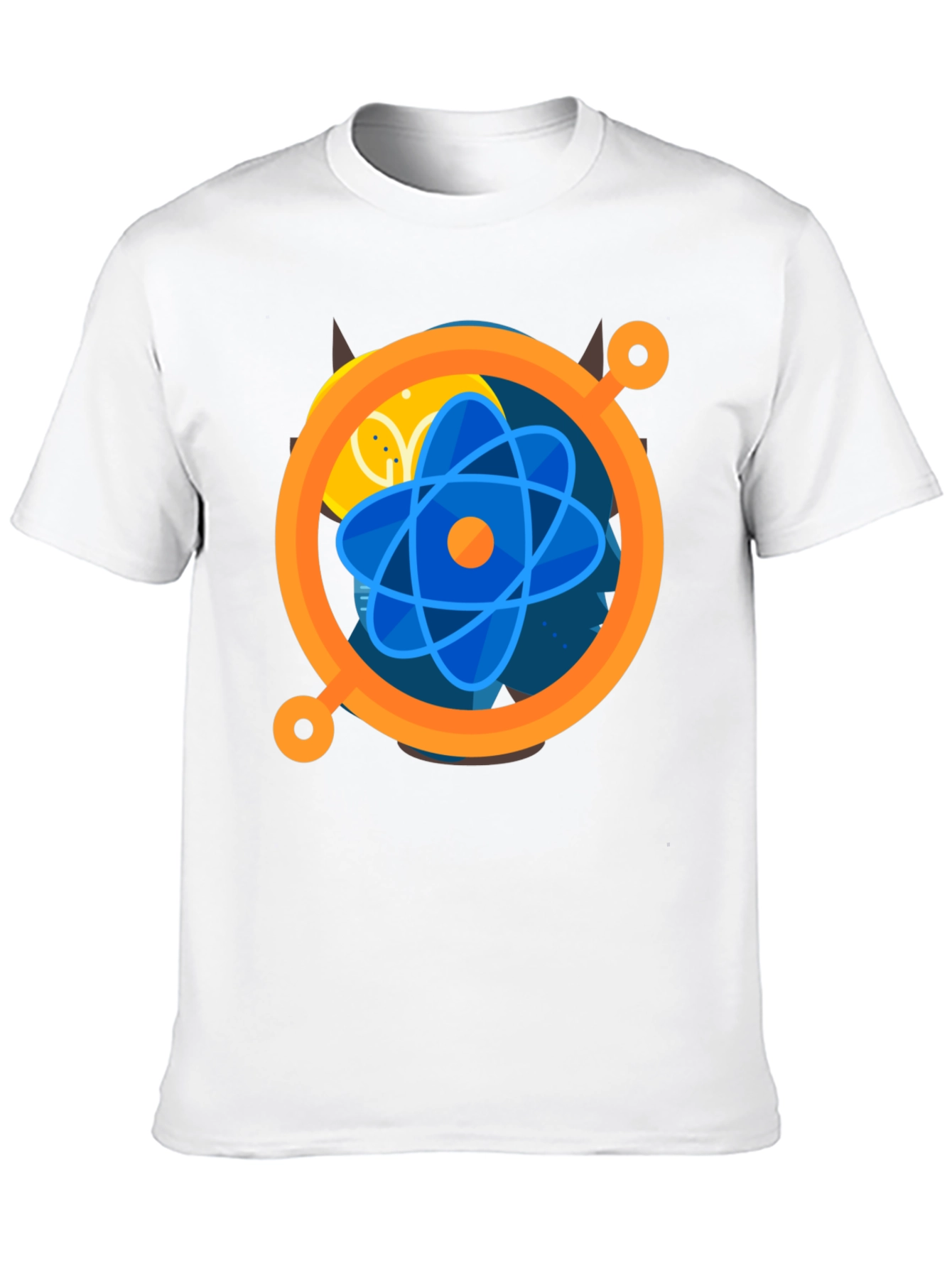 Black Geometric Design T-Shirt - Modern Graphic Tee view 10